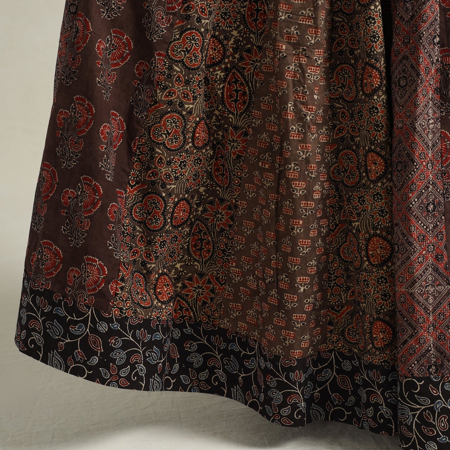 Ajrakh Patchwork Skirt