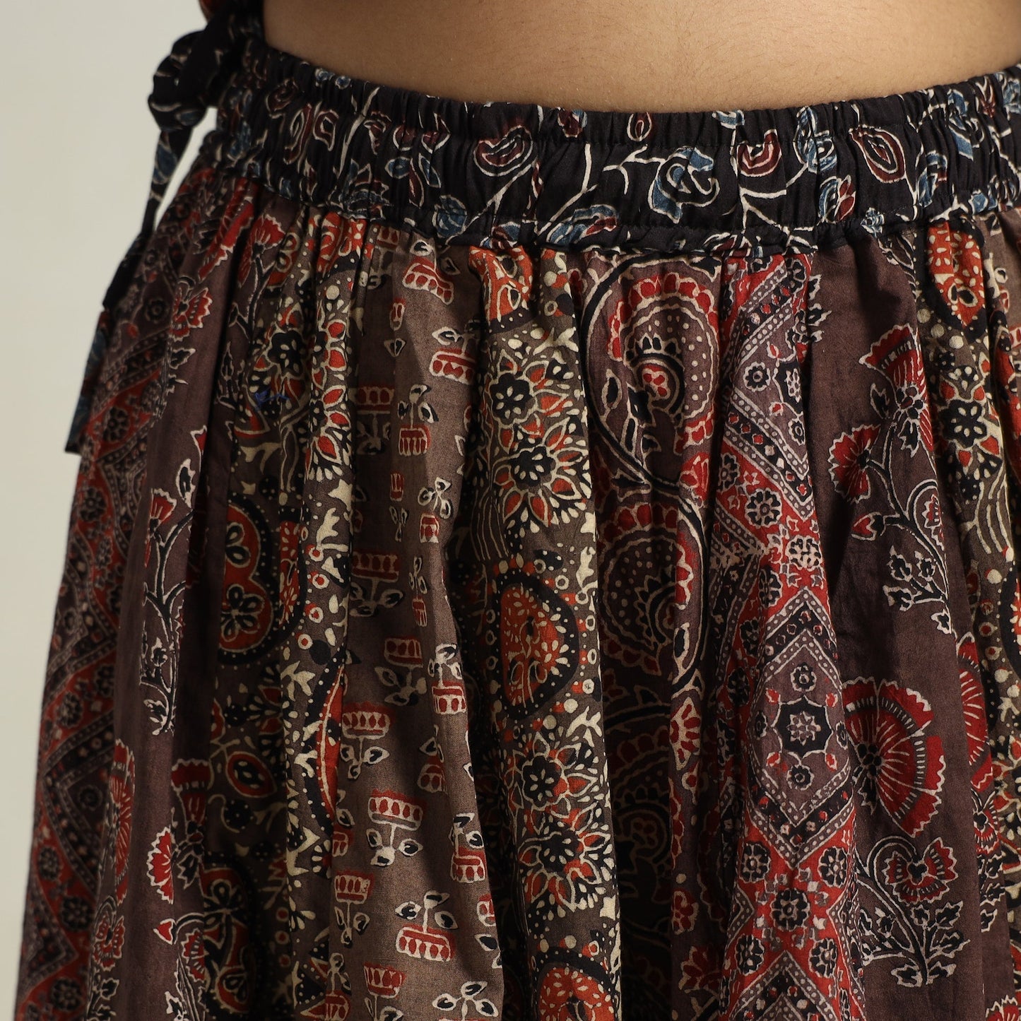 Ajrakh Patchwork Skirt