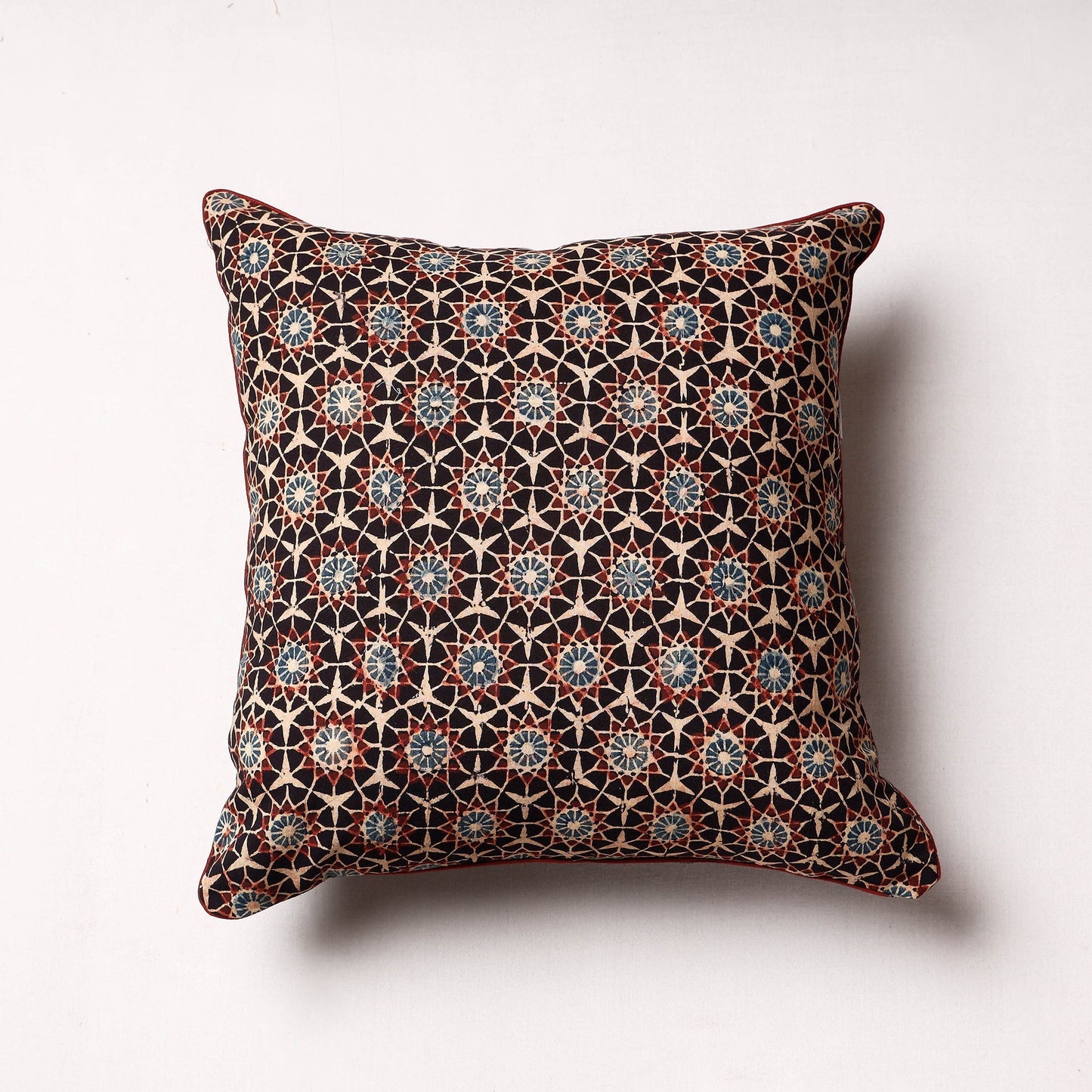 Ajrakh Cushion Cover