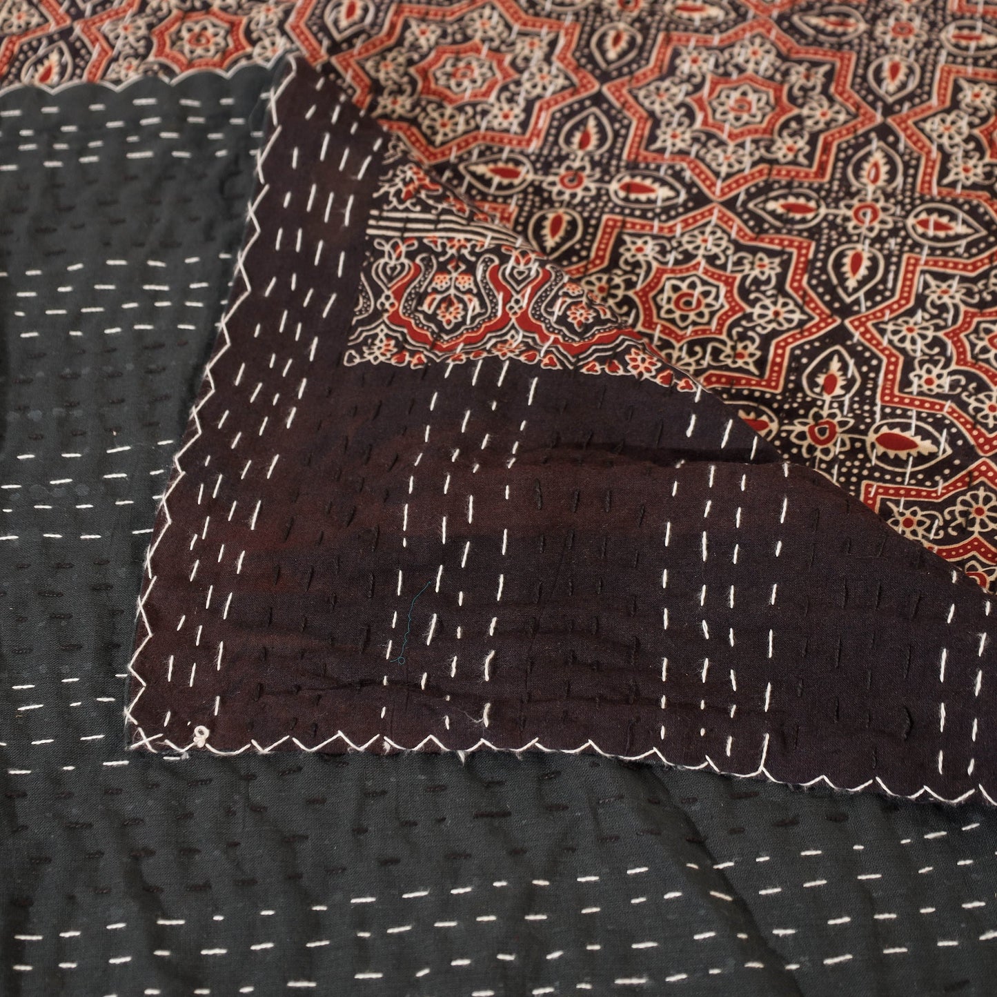 Ajrakh Double Bed Cover