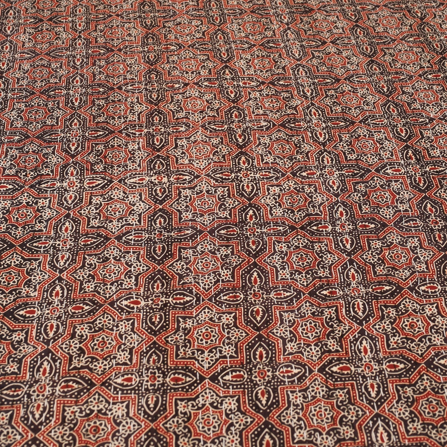 Ajrakh Double Bed Cover