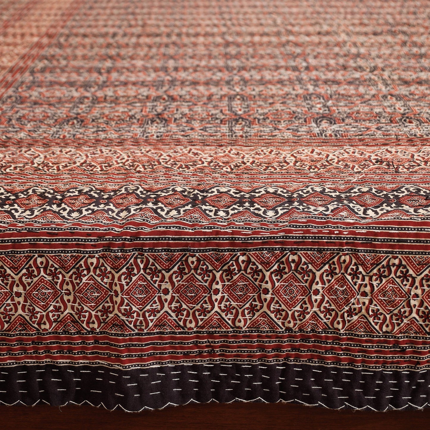 Ajrakh Double Bed Cover