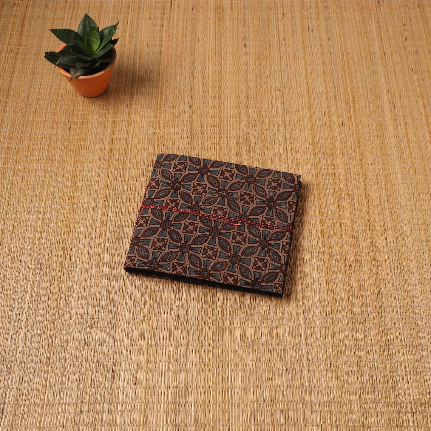 Fabric cover handmade paper photo album (9 x 10 in) 77