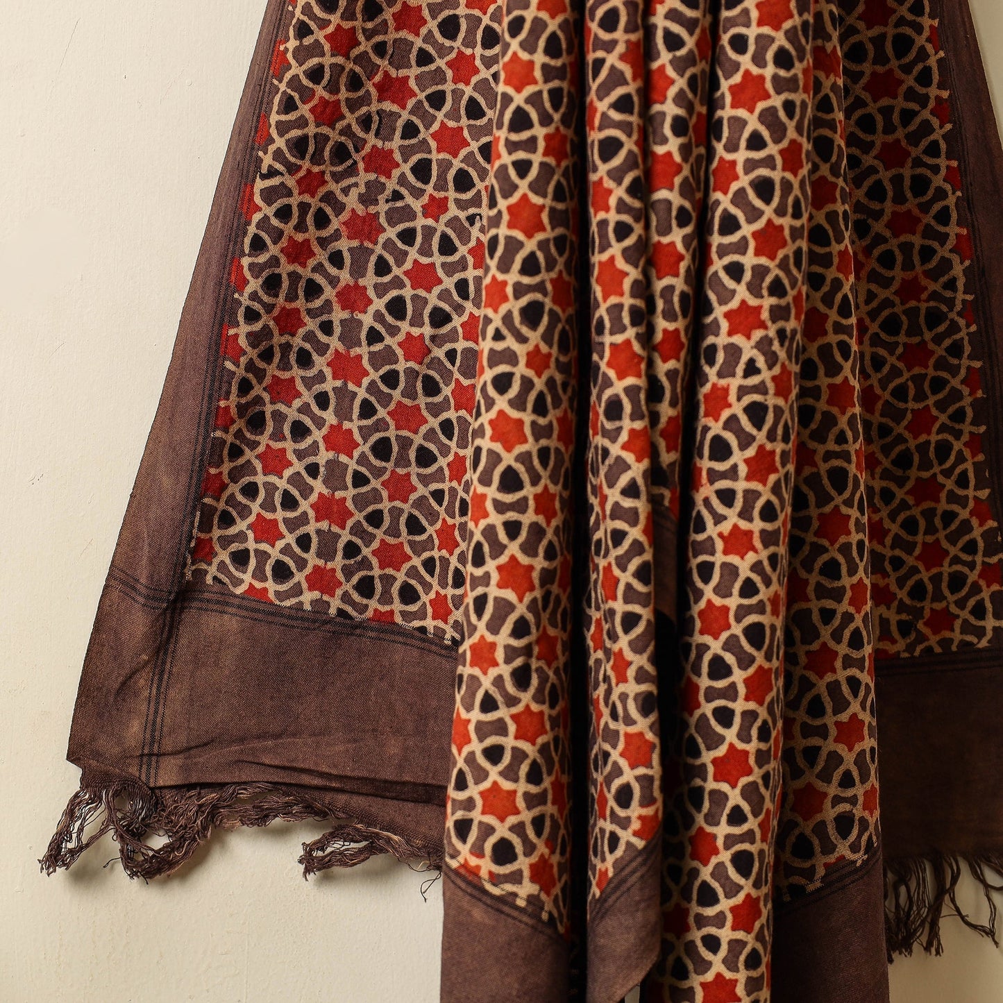 Block Print Cotton Ajrakh Handloom Towel