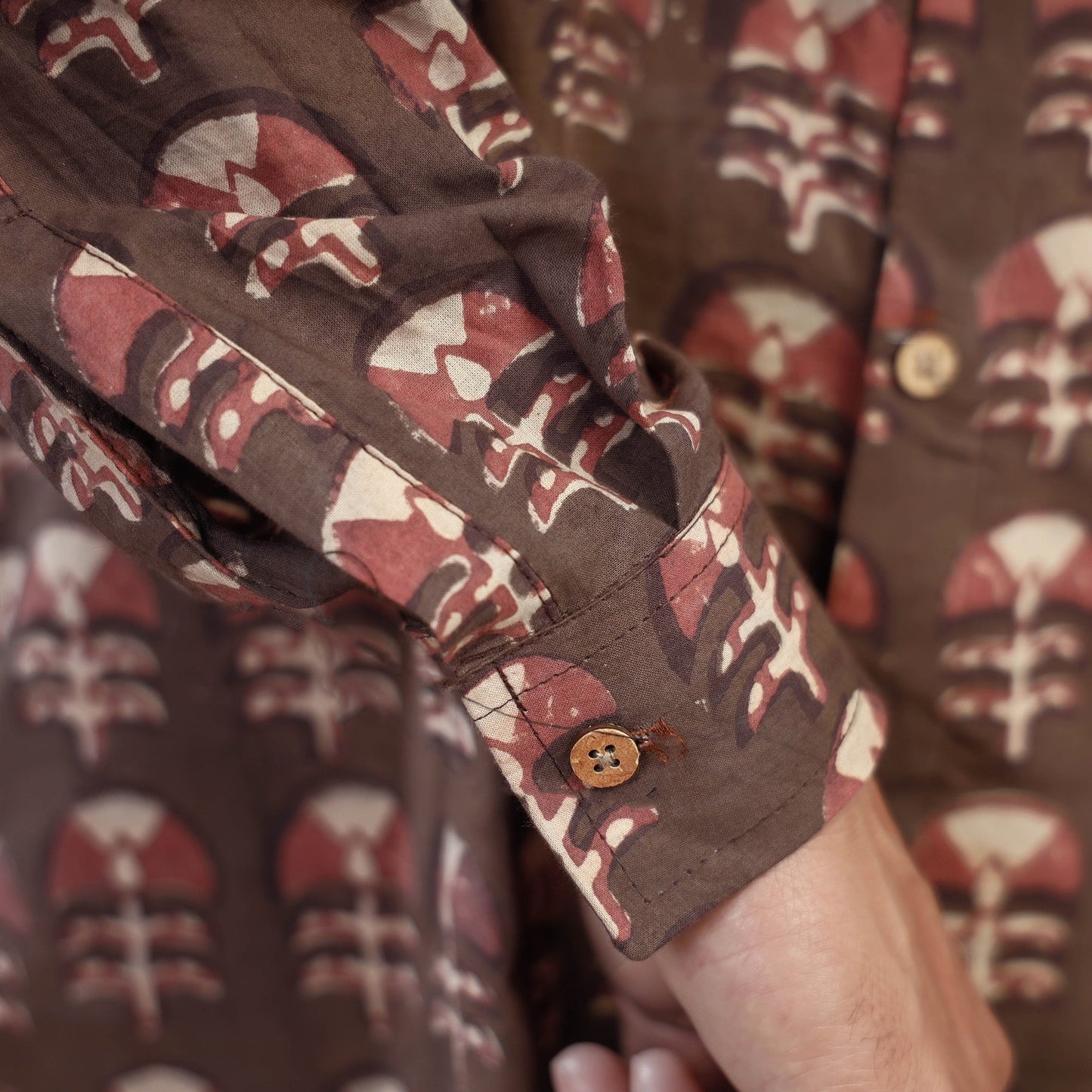 Block Printed men shirt