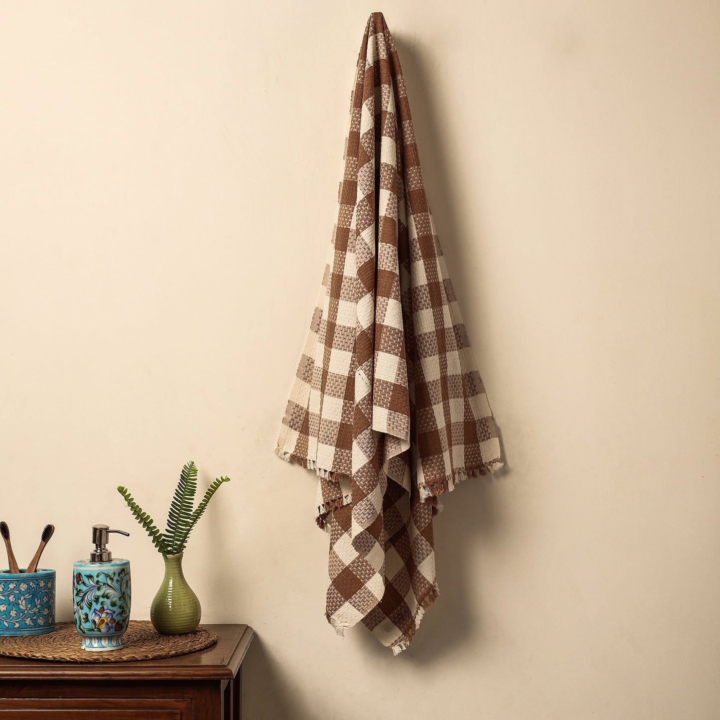 Alampur Handloom Fine Cotton Bath Towel