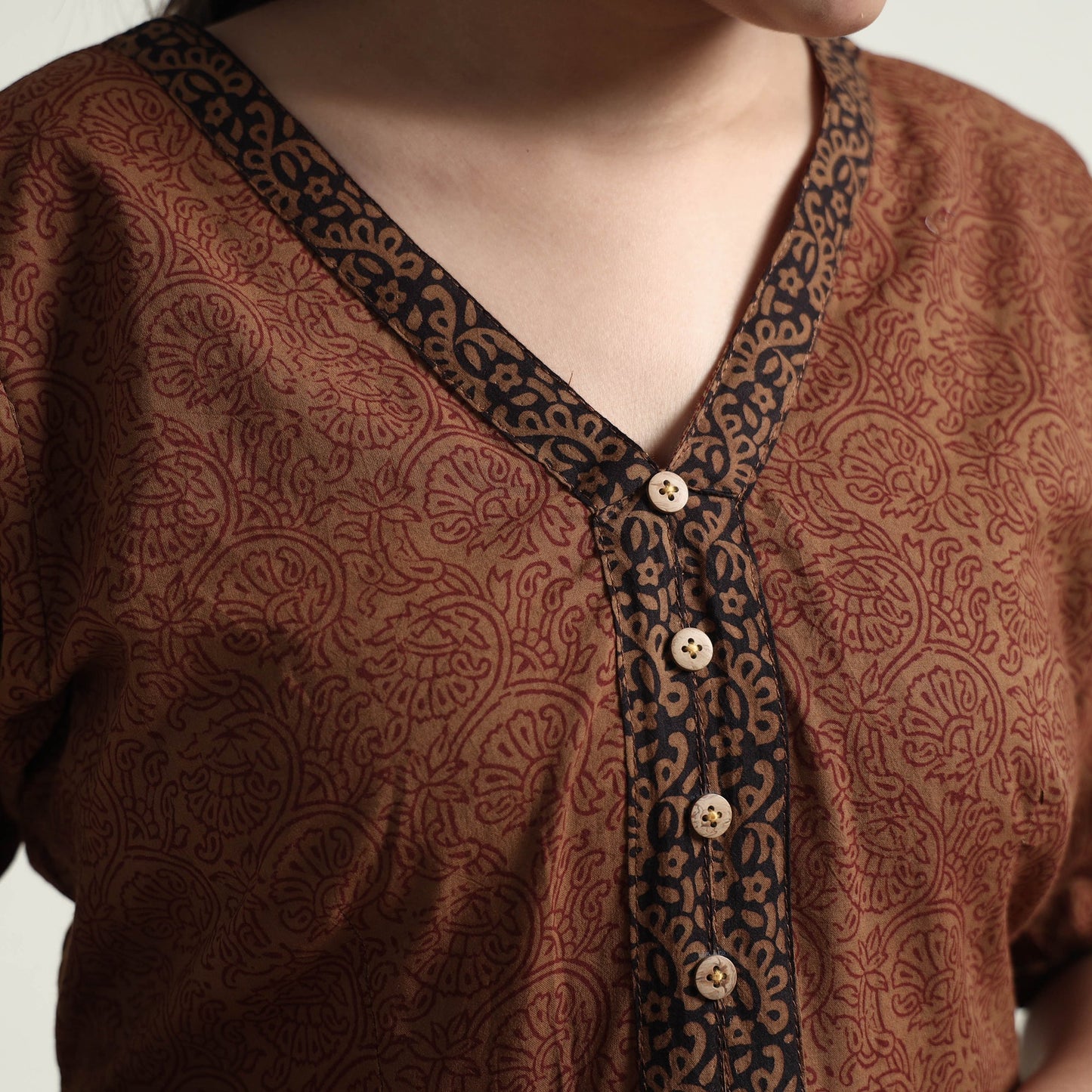Bagh Block Printed Cotton Dress