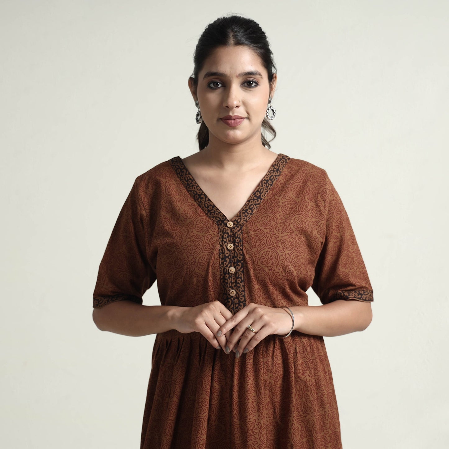 Bagh Block Printed Cotton Dress