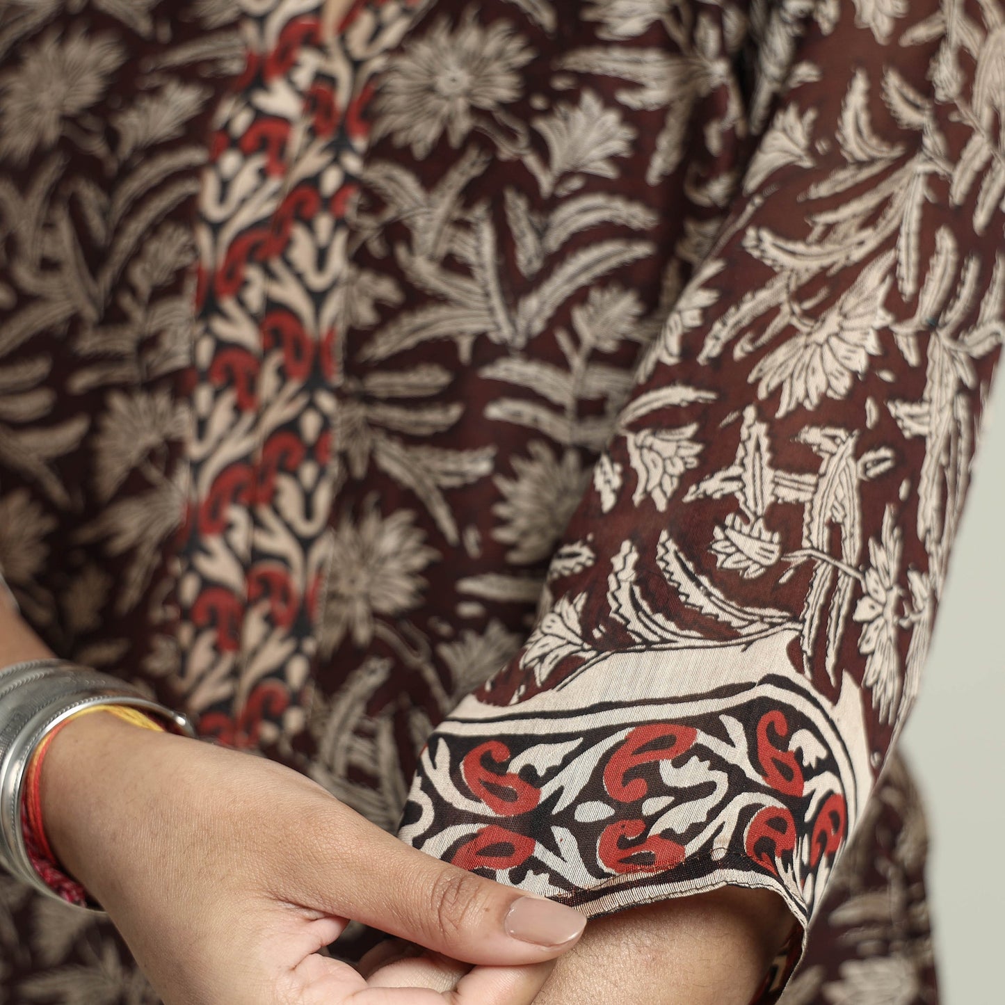 Bagru Kurta with Palazzo & Dupatta Set