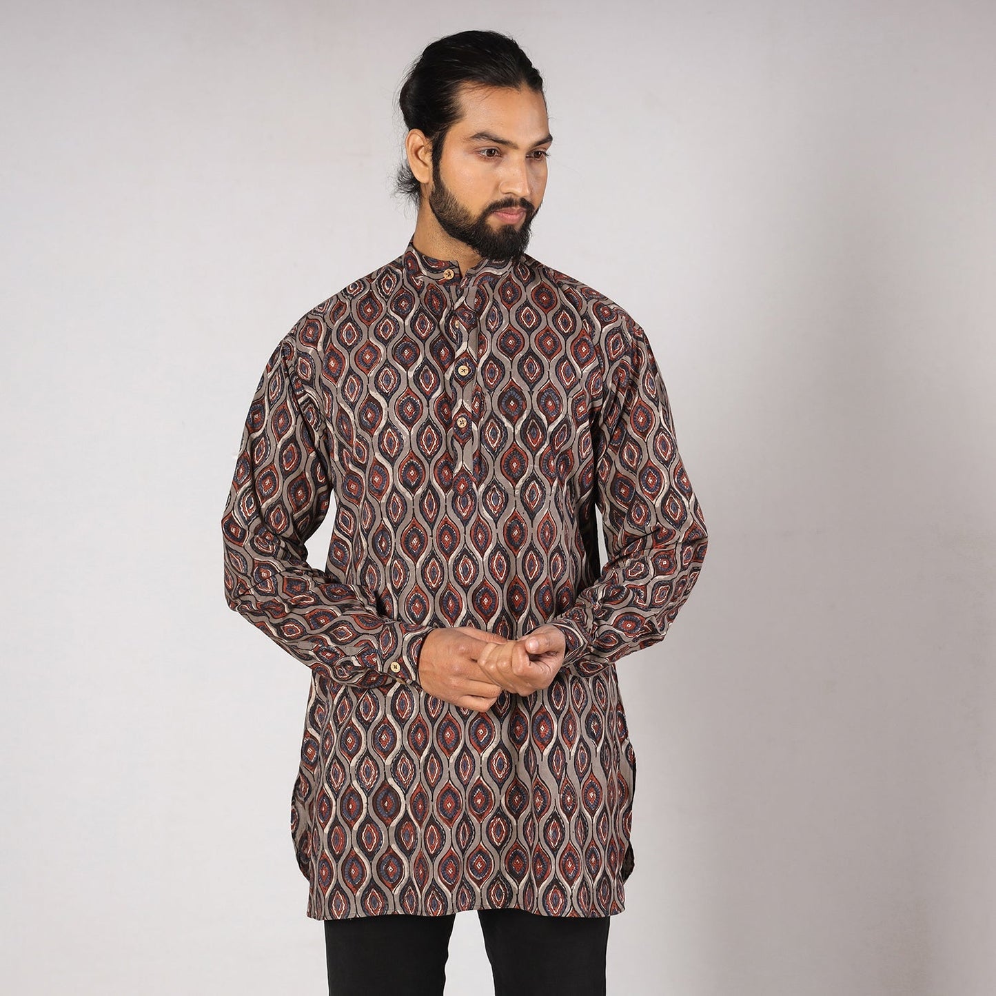Block Printed Men Kurta