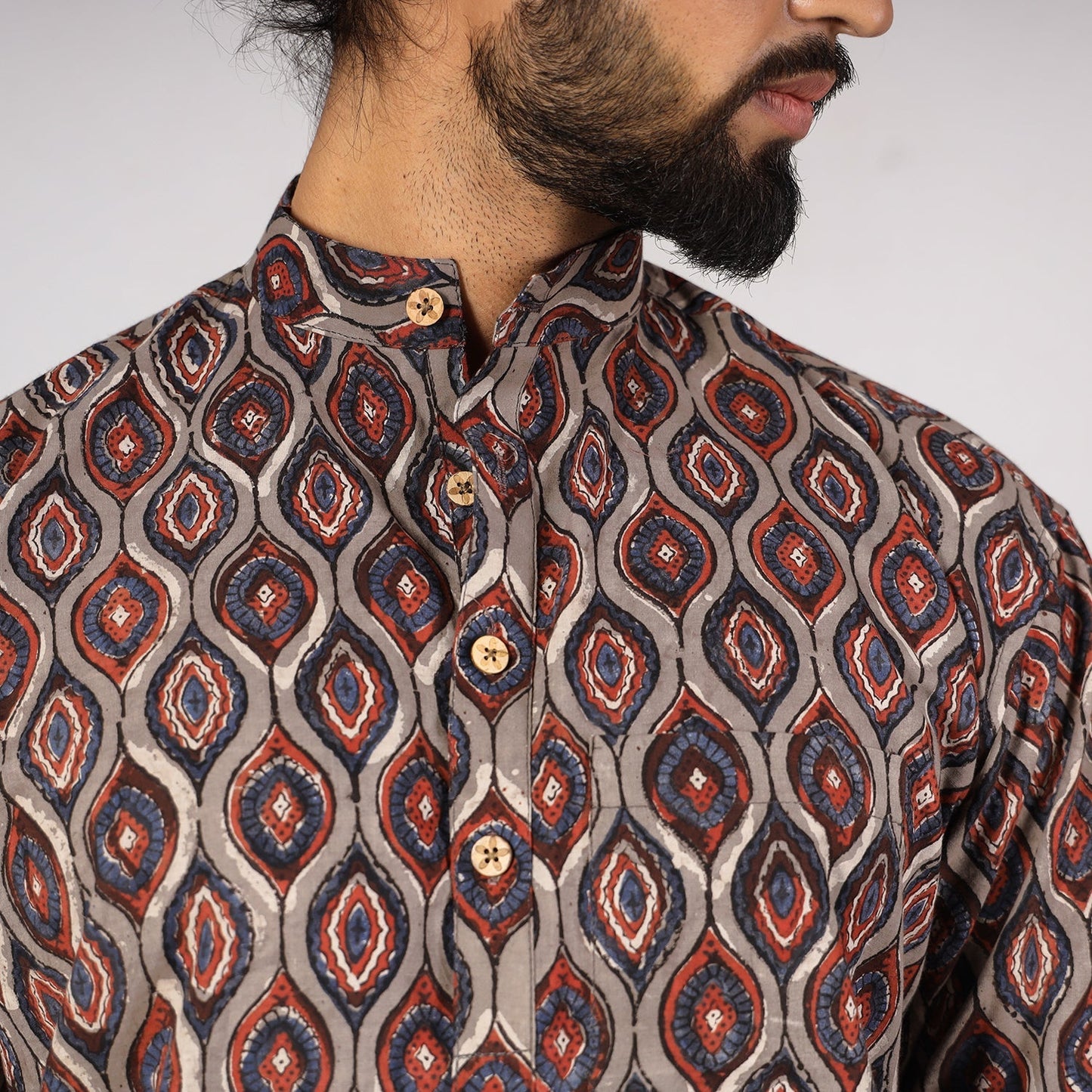 Block Printed Men Kurta