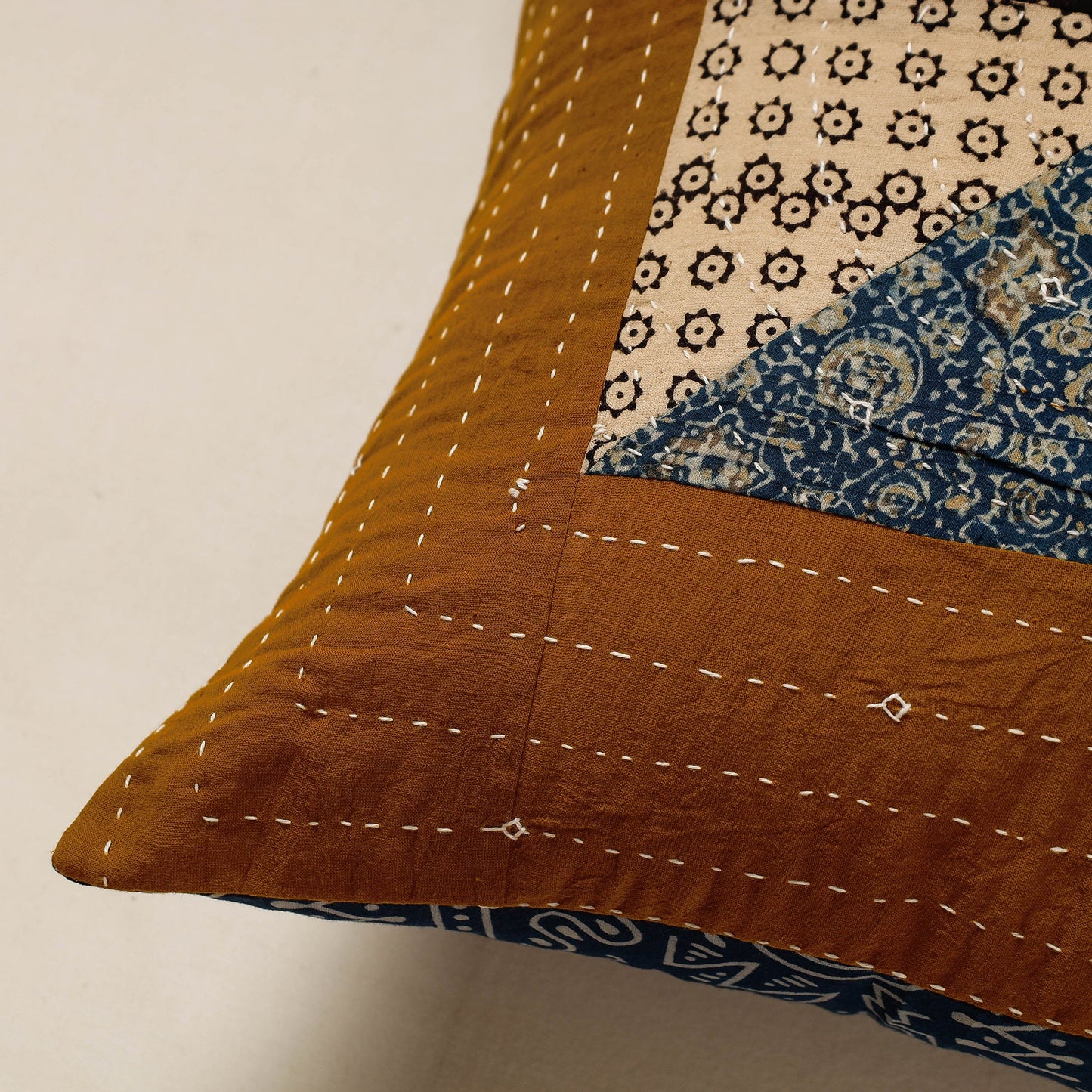 Ajrakh Cushion Cover