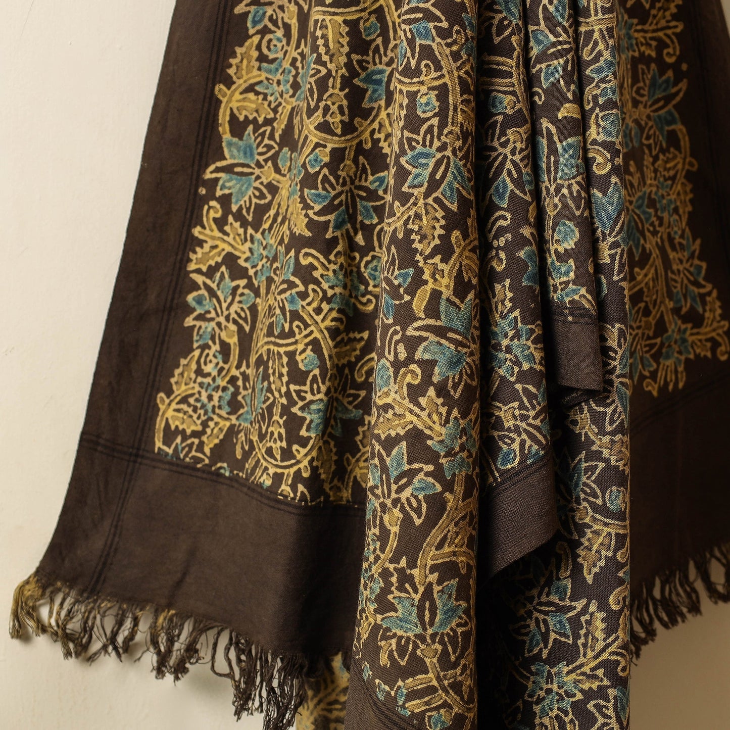 block printed towel