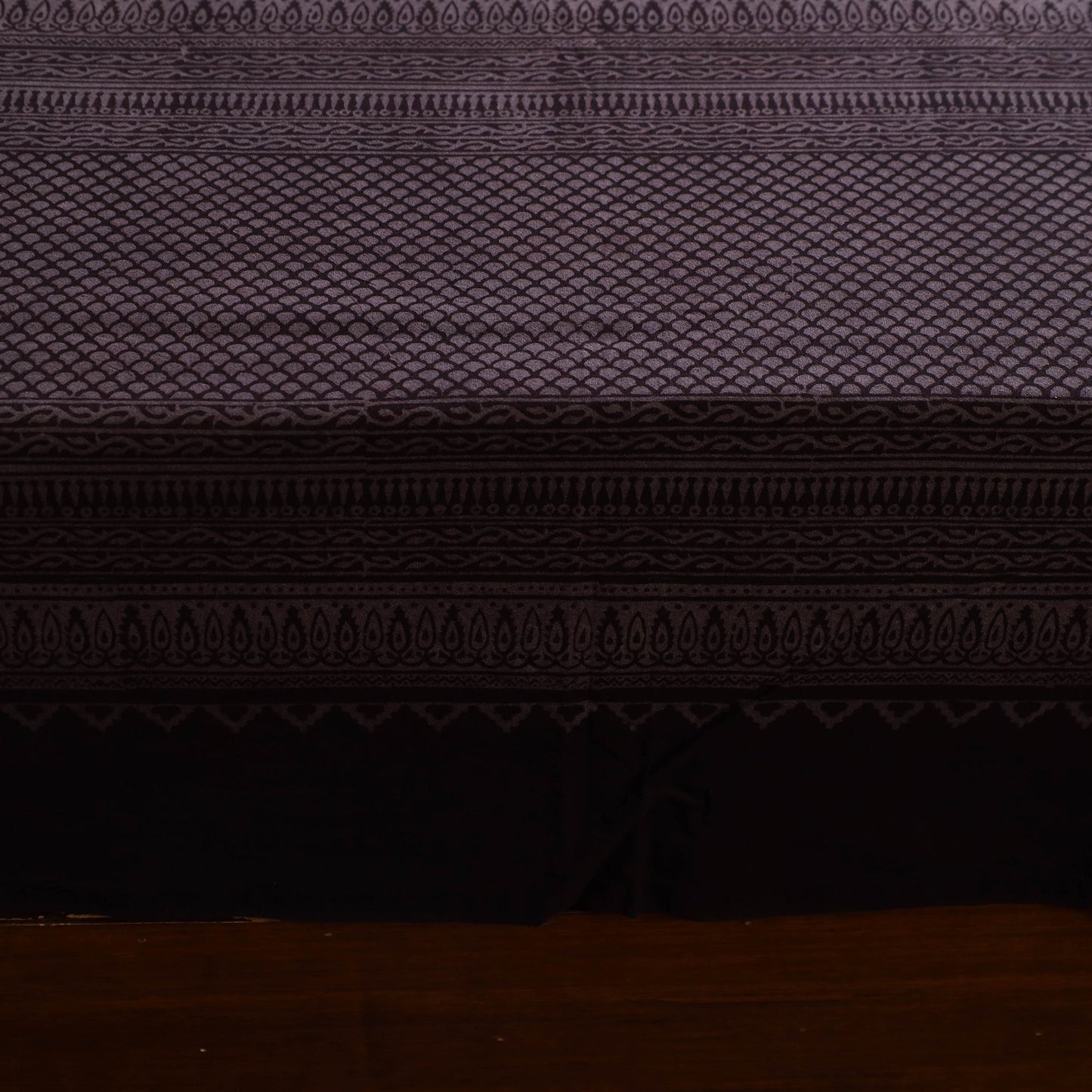 Brown - cotton bagh double bed sheet (108 x 90 in) 10