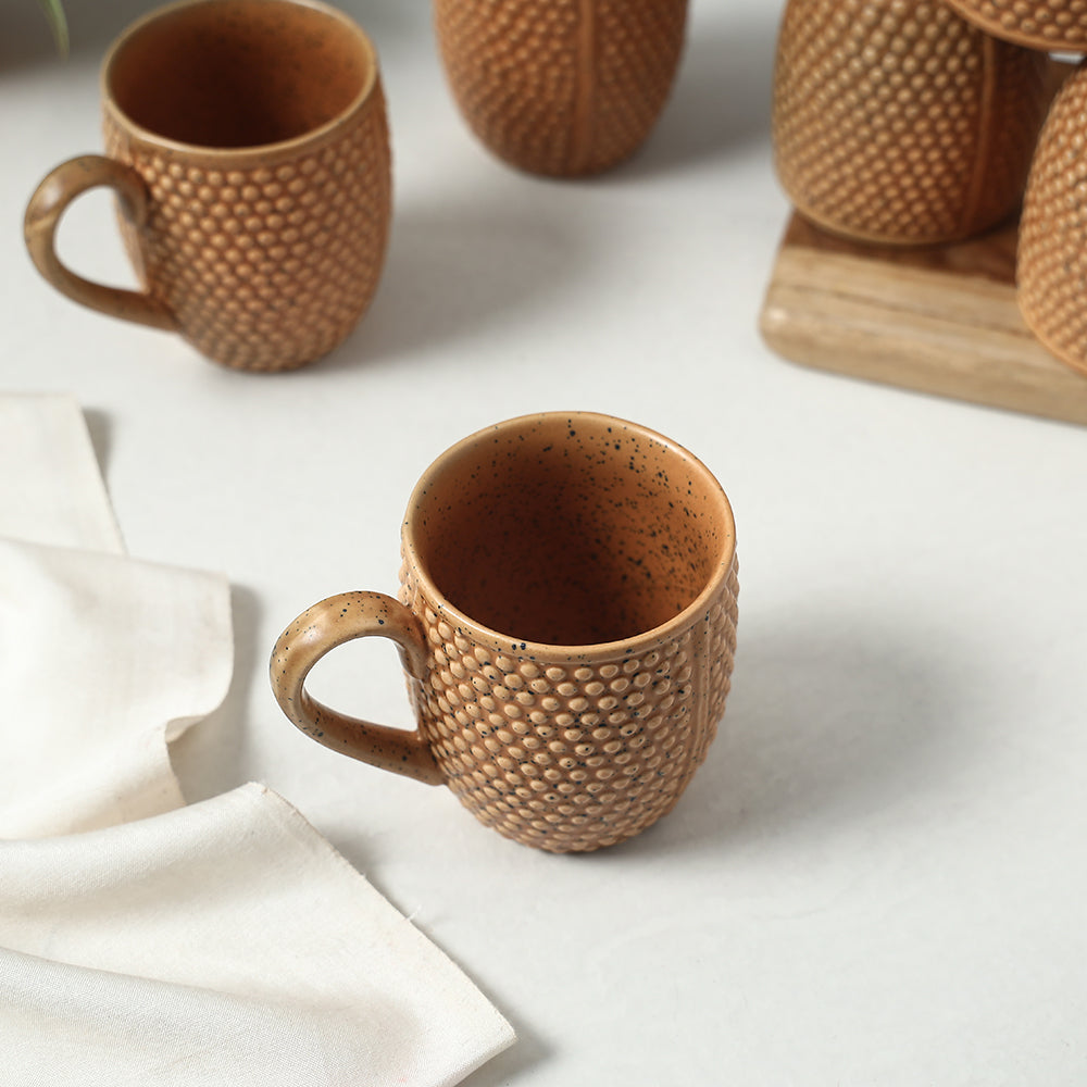 Brown Ceramic Mugs