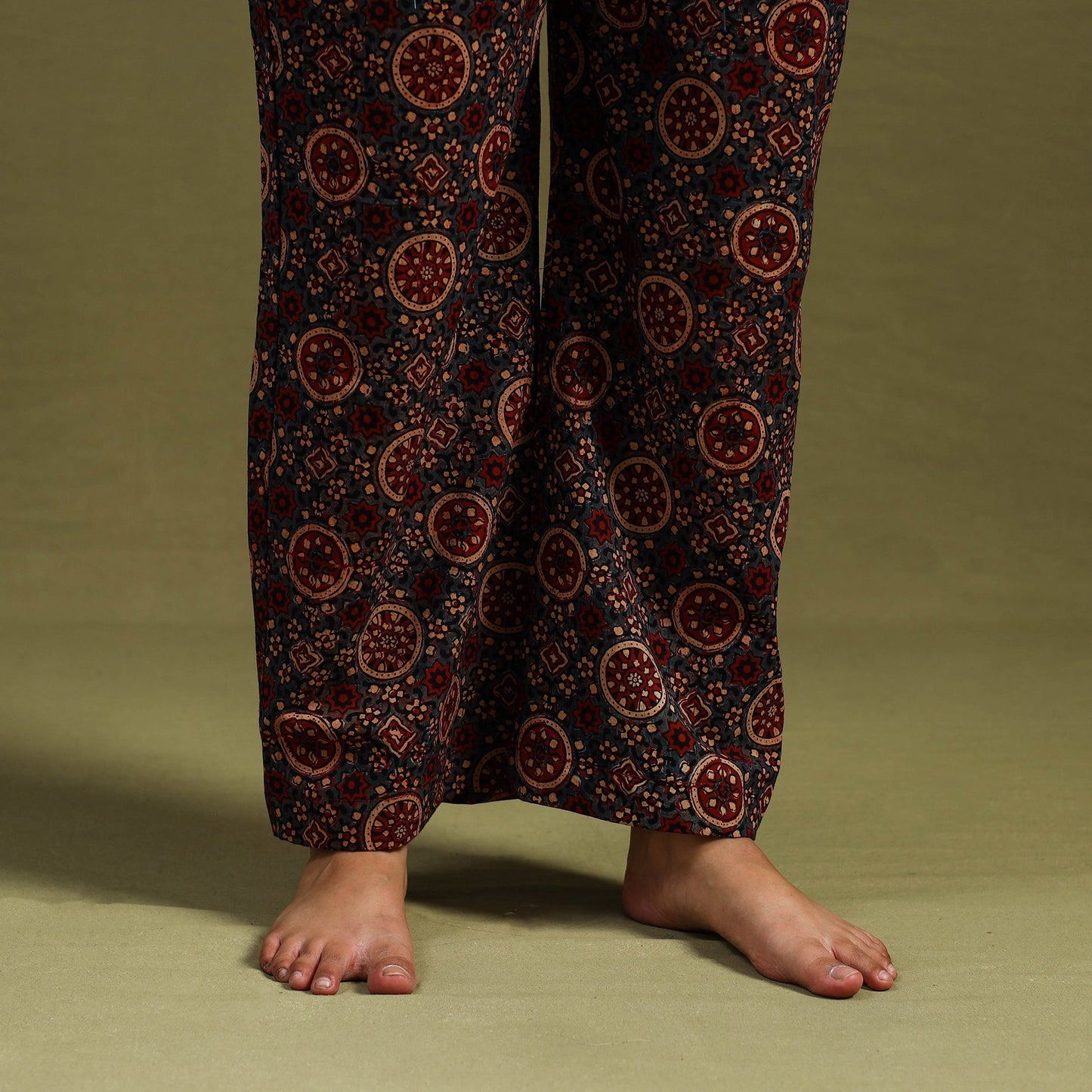 Cotton Ajrakh Block Print Night Suit Set