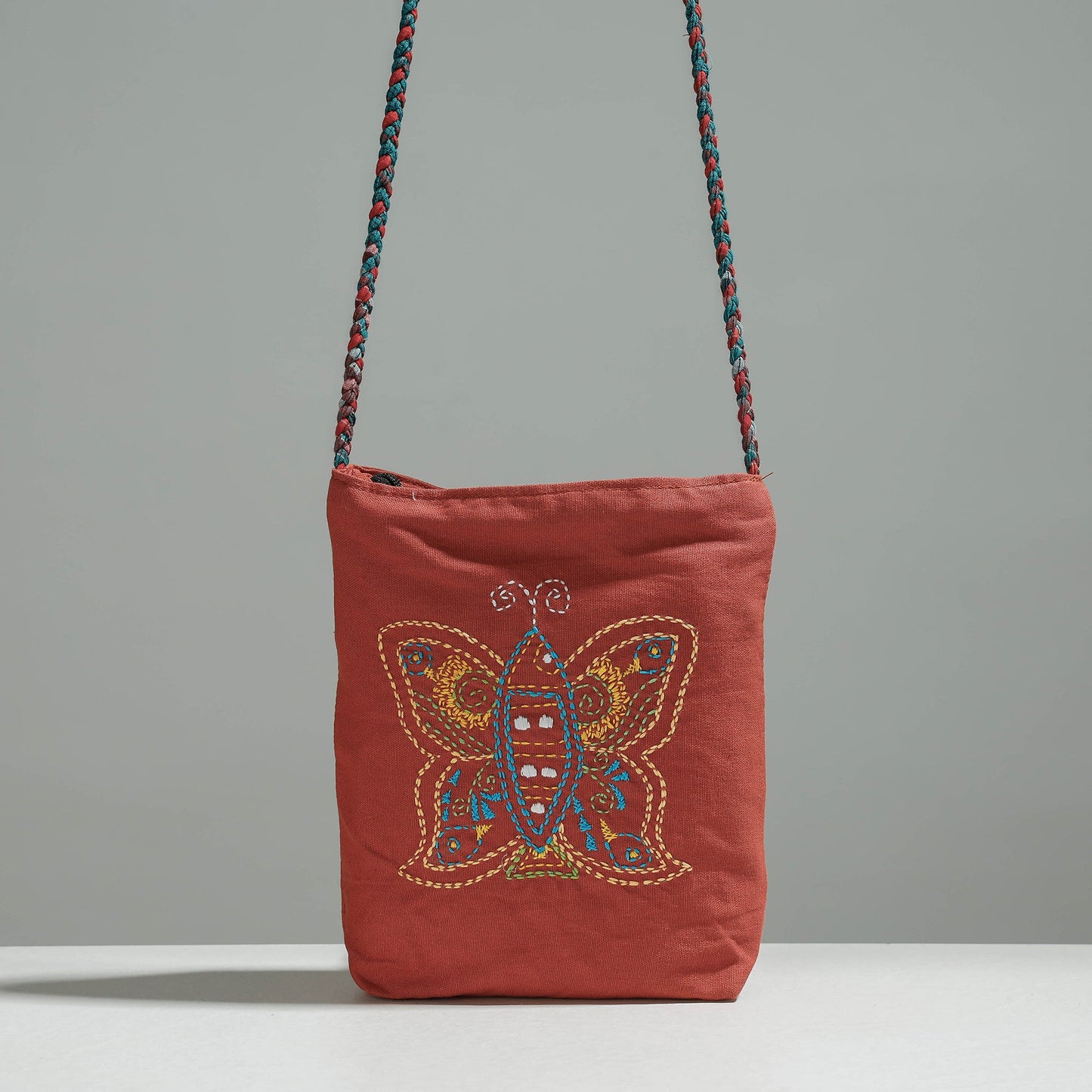 Embroidery Sling Bag