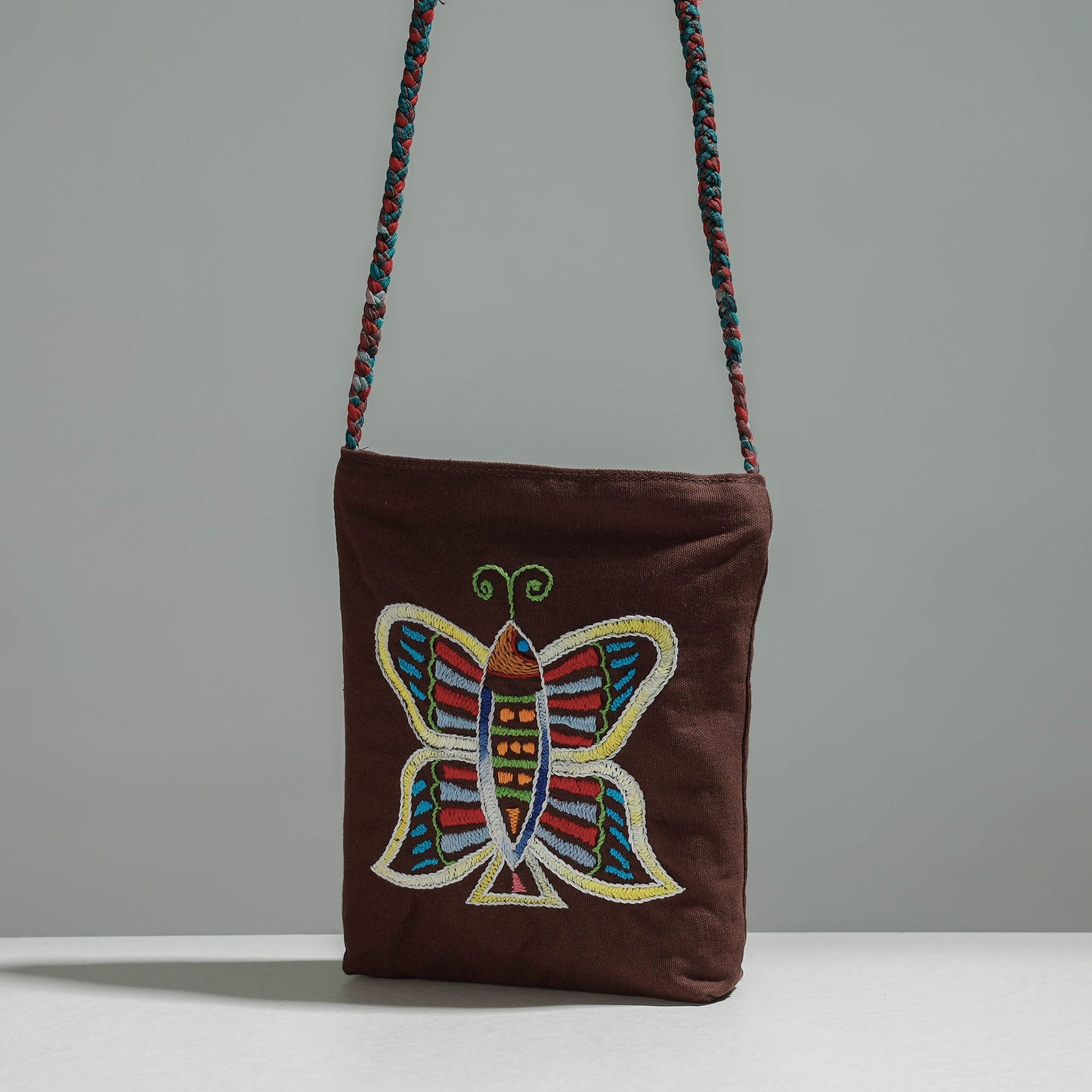 Embroidery Sling Bag