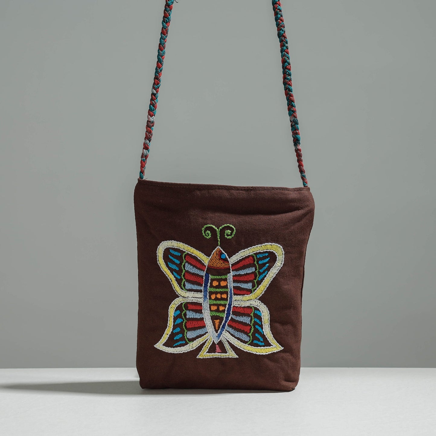 Embroidery Sling Bag