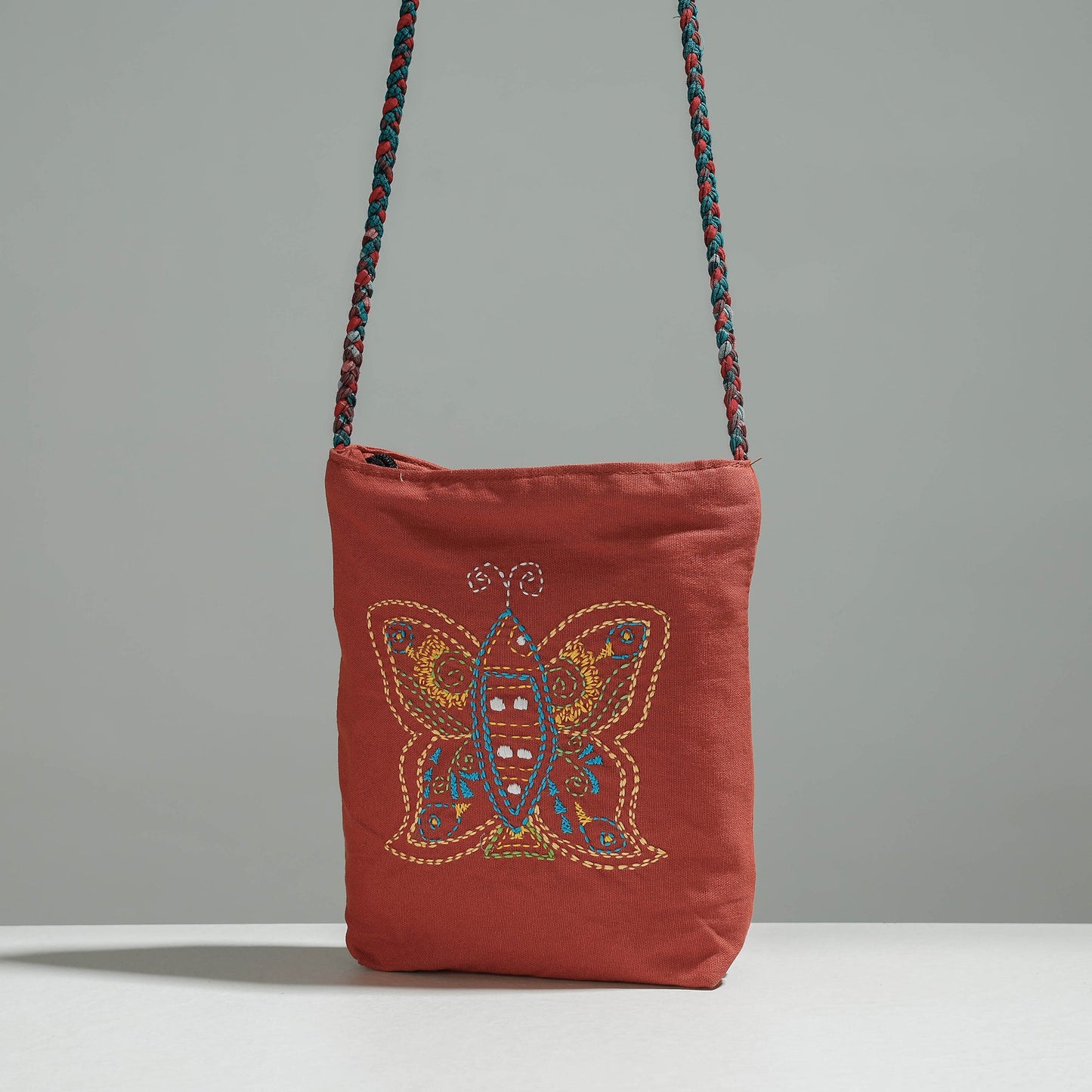 Embroidery Sling Bag