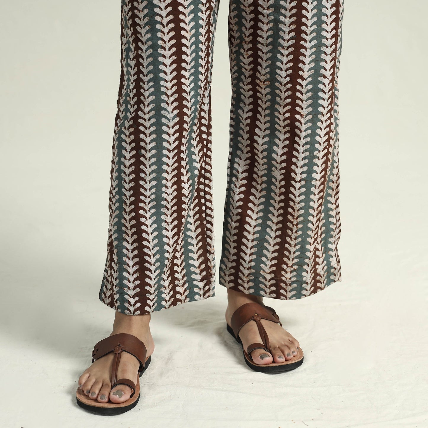 Batik Kurta with Palazzo & Dupatta Set