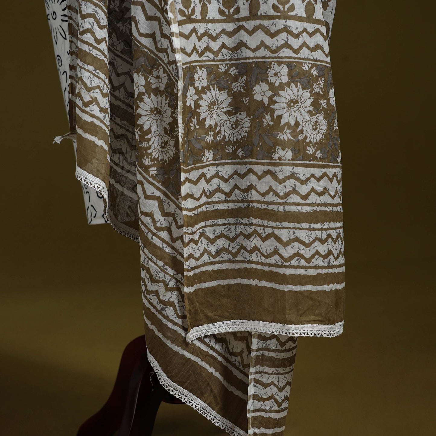 Cotton jaipur printed dupatta 103 - handcrafted