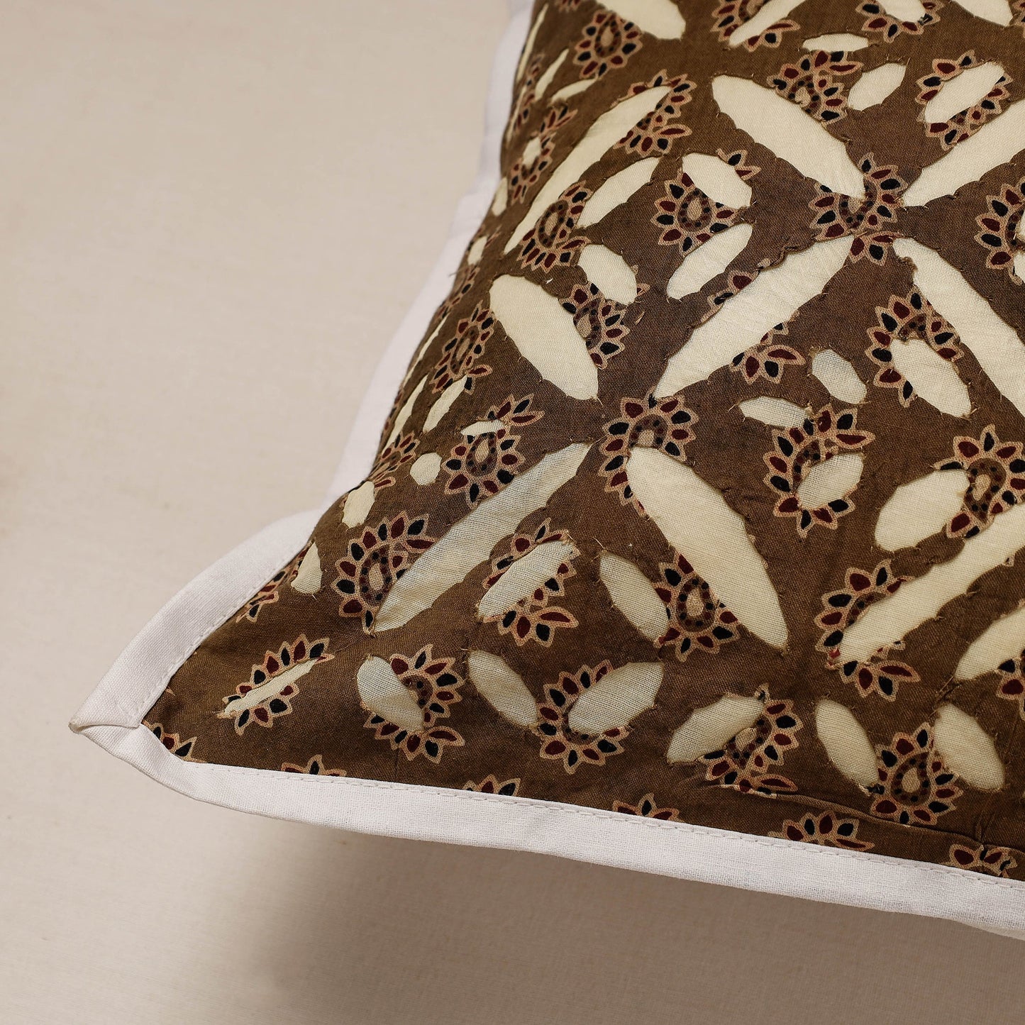 Applique Work Cushion Cover