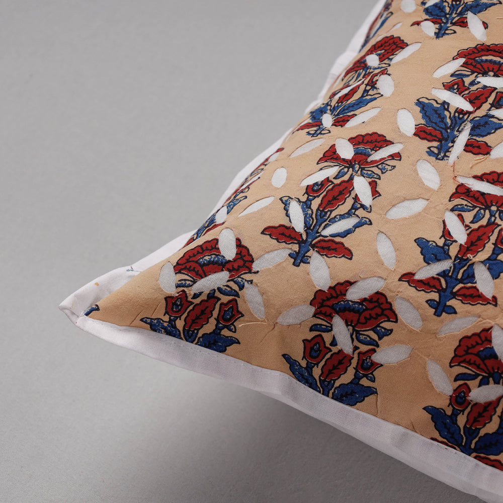 Applique Work Cushion Cover