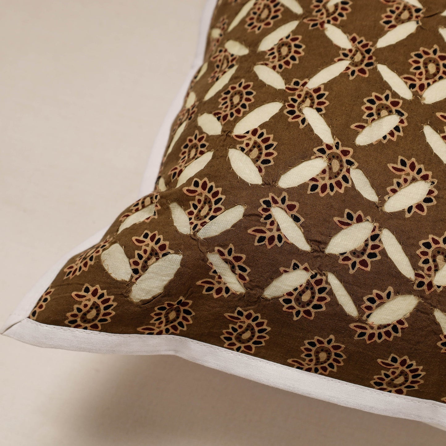 Applique Work Cushion Cover