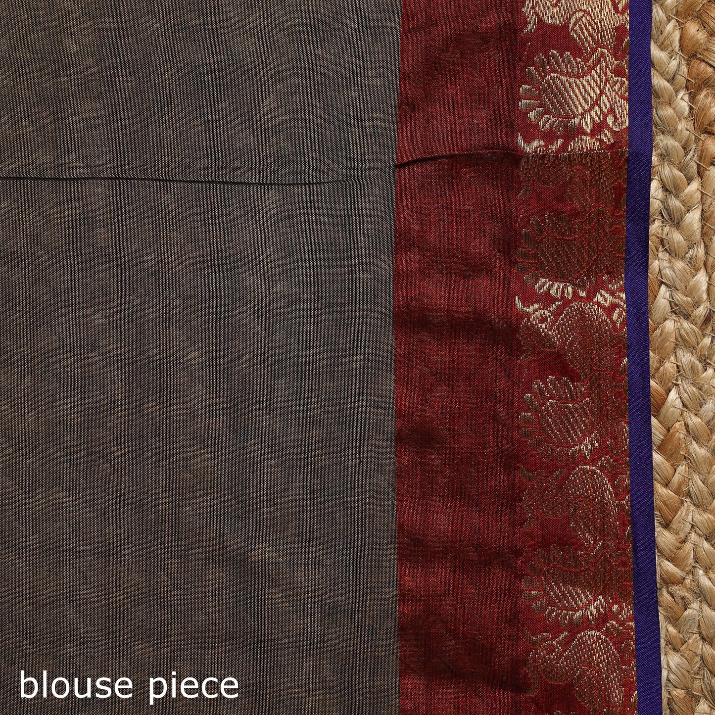 Dharwad cotton saree with border 51 - handcrafted