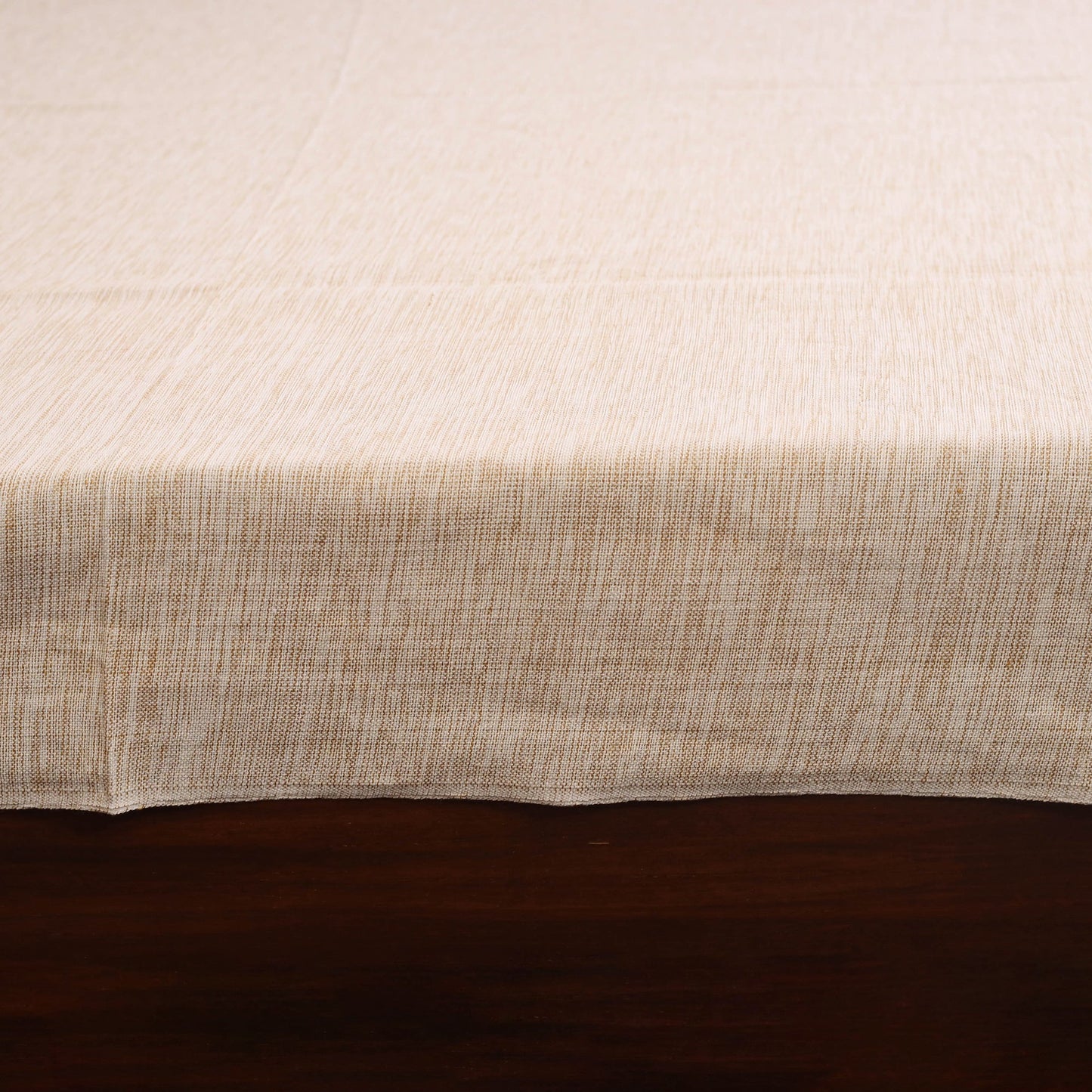 Brown - double handloom cotton bed sheet (108 x 90 in) 17