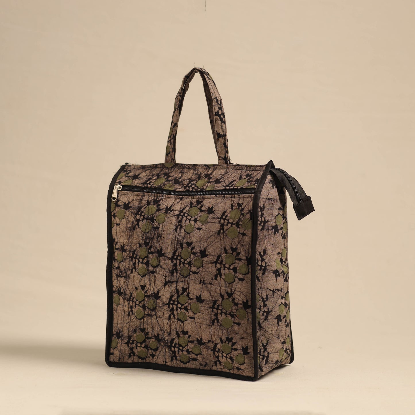 Brown Eco-Friendly Handmade Cotton Handbag for Women