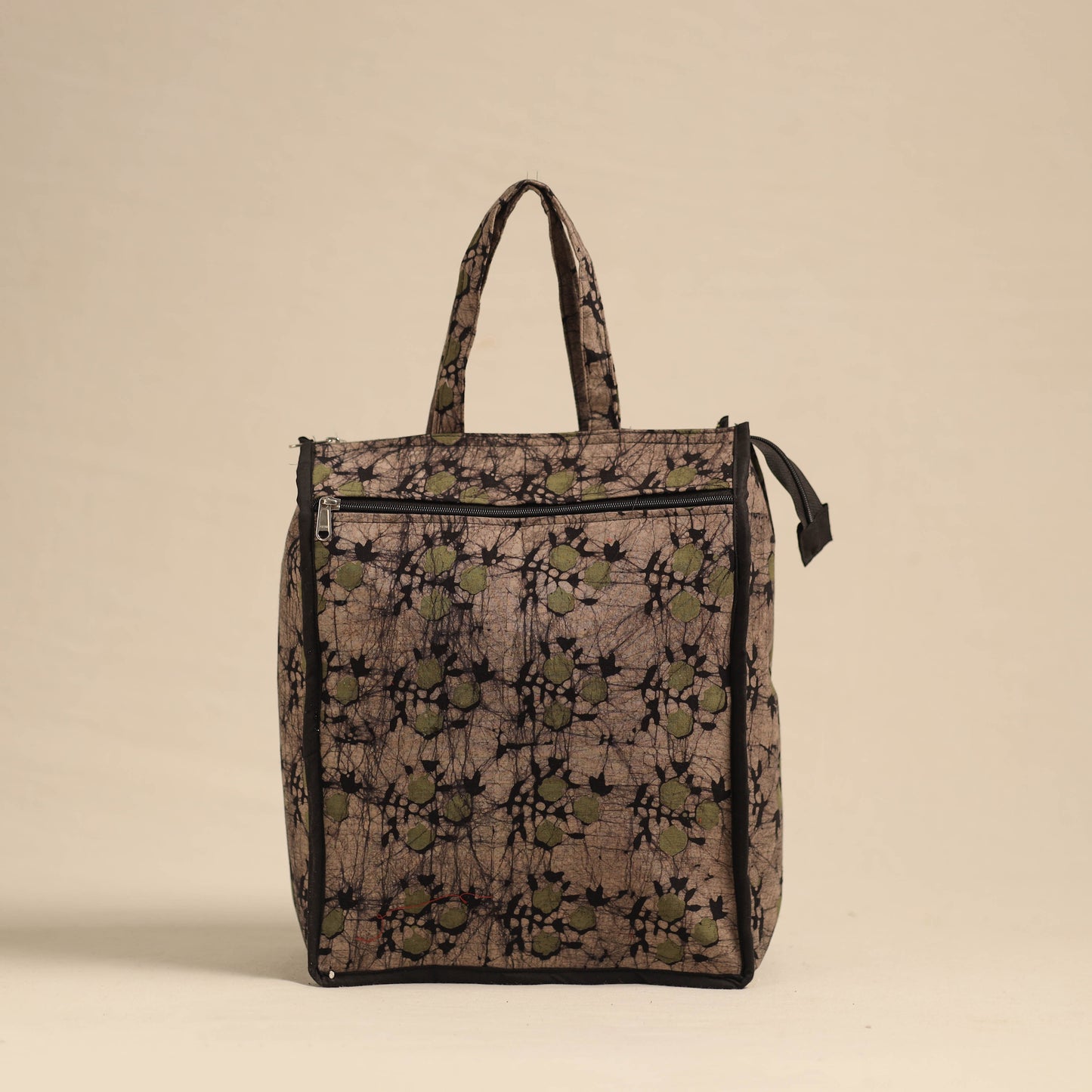 Brown Eco-Friendly Handmade Cotton Handbag for Women