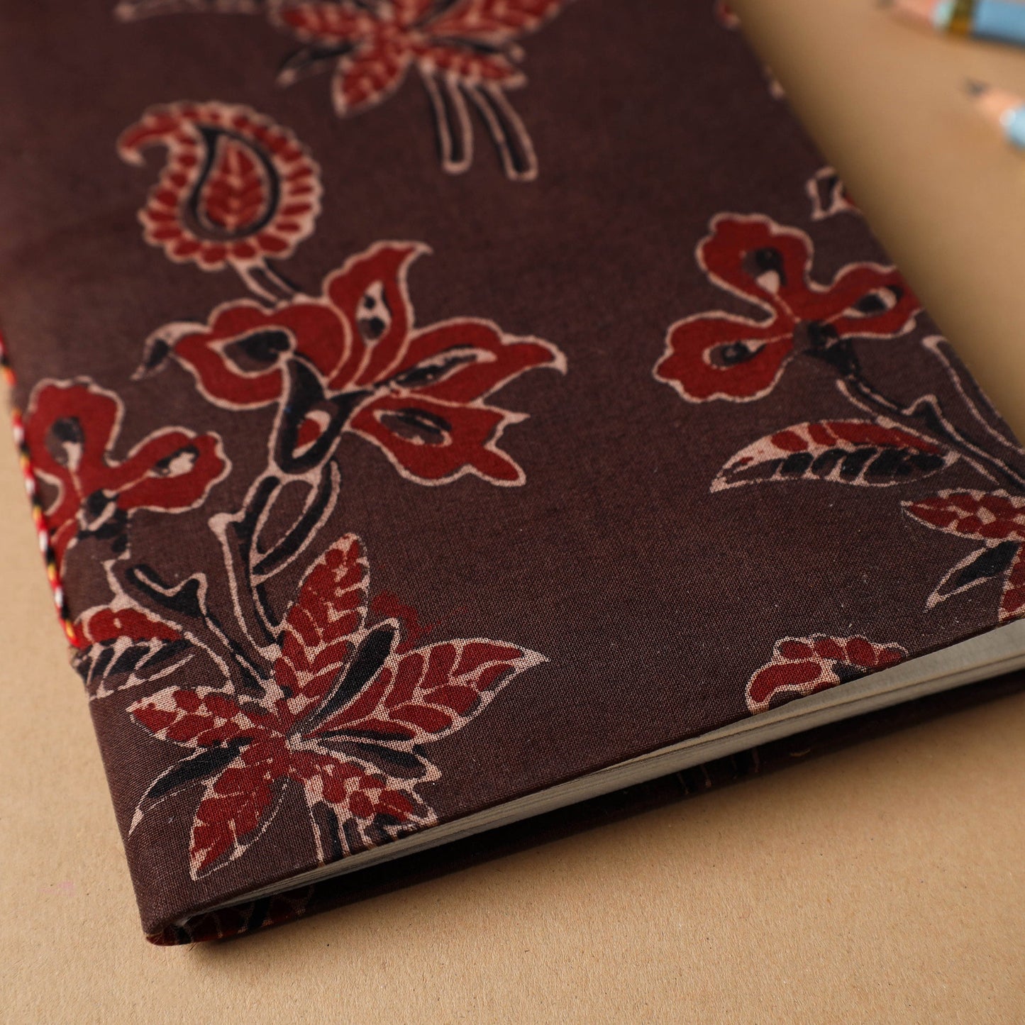 Ajrakh Fabric Cover Handmade Paper Notebook