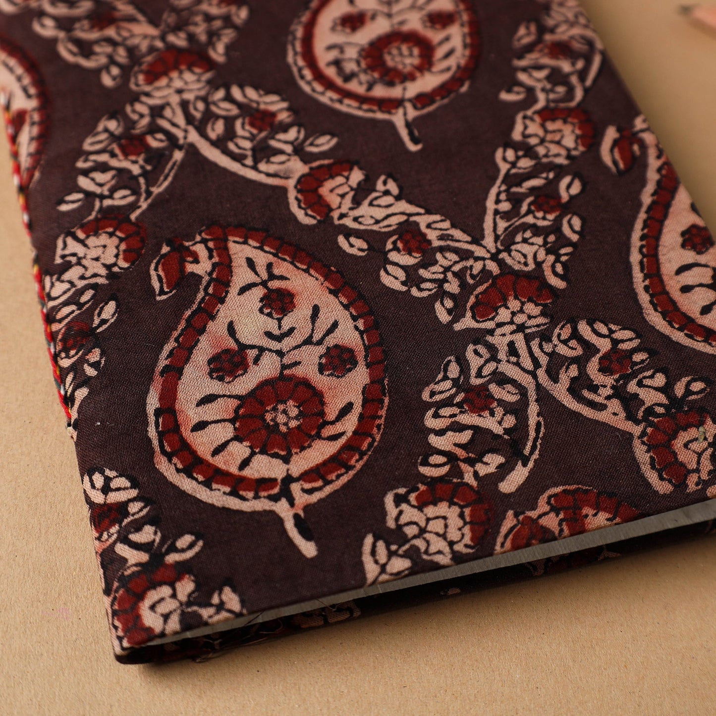 Ajrakh Fabric Cover Handmade Paper Notebook