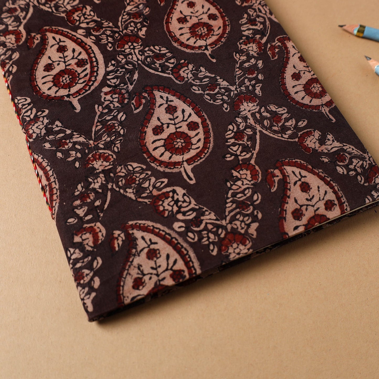Ajrakh Fabric Cover Handmade Paper Notebook