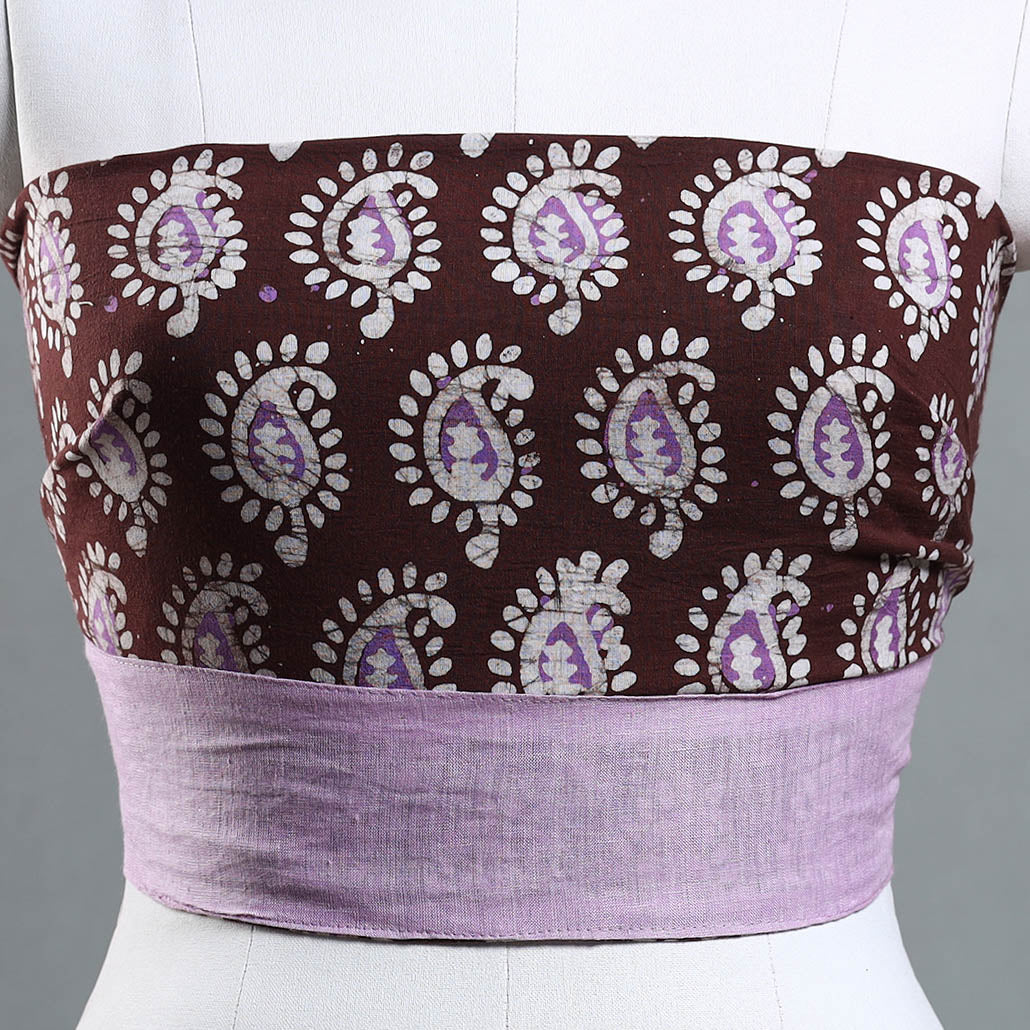 Buy Batik Printed Cotton Blouse Piece