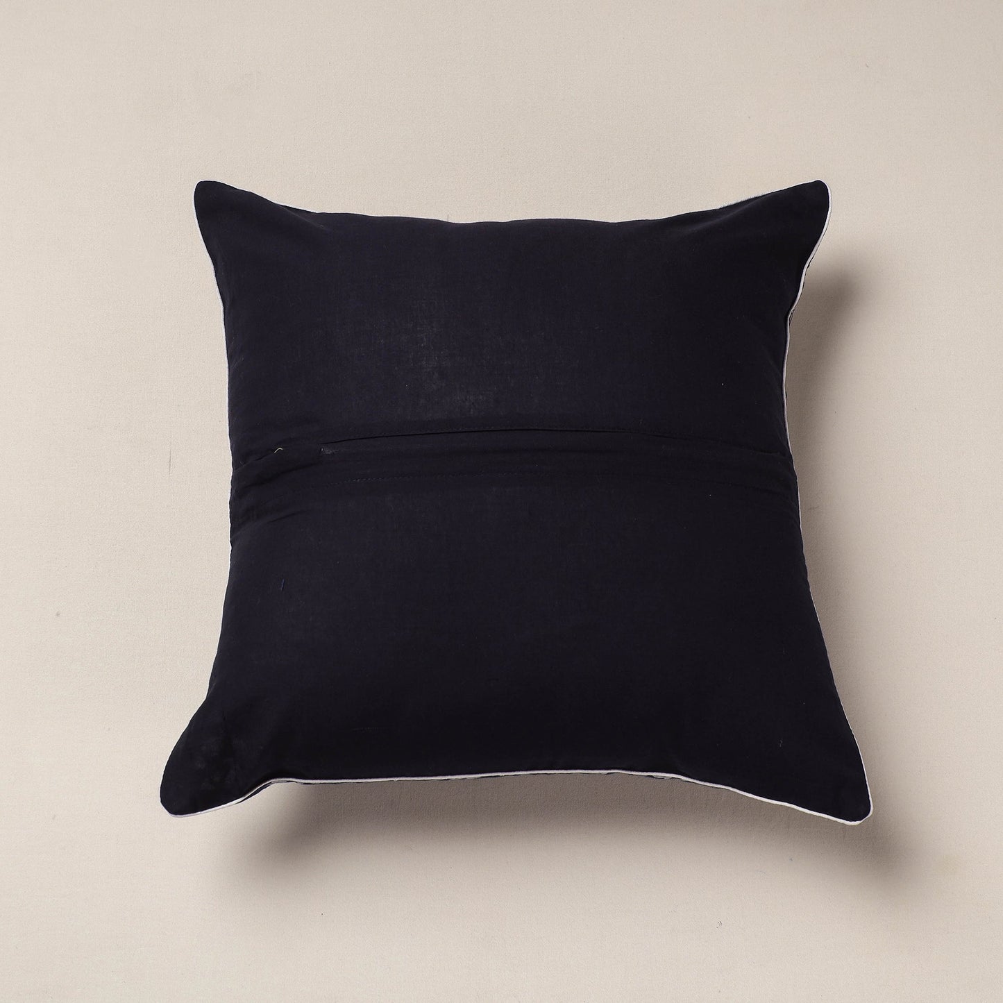 Buy Brown Hand Batik Printed Cotton Cushion Cover