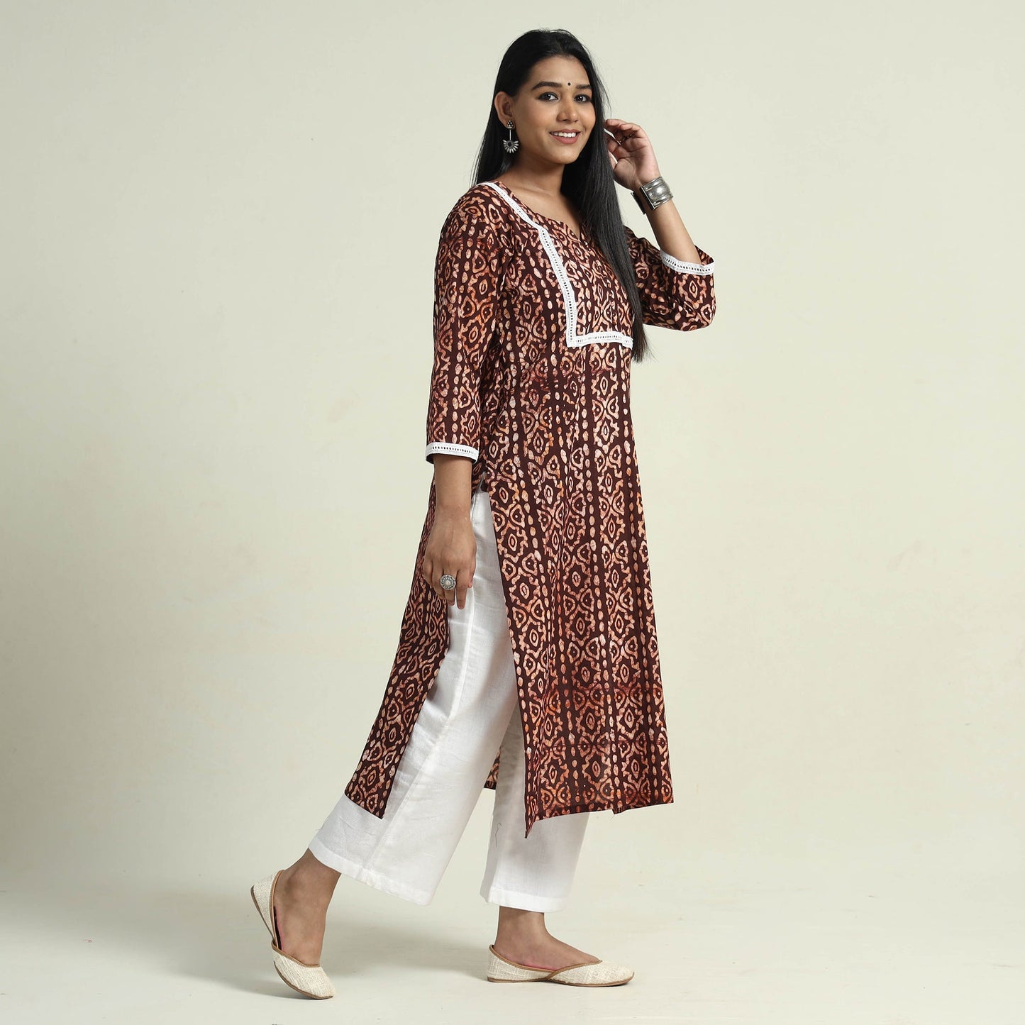 Batik Kurta with Palazzo Set