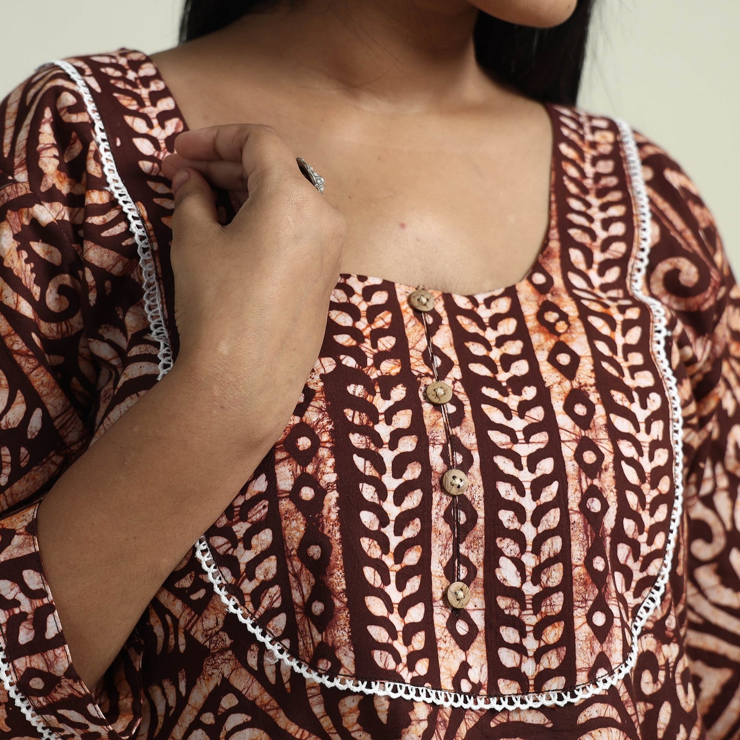 Batik Kurta with Palazzo Set