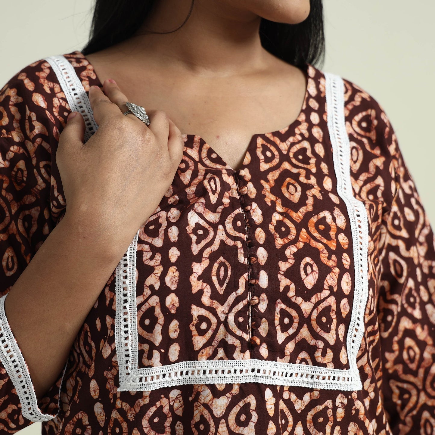 Batik Kurta with Palazzo Set
