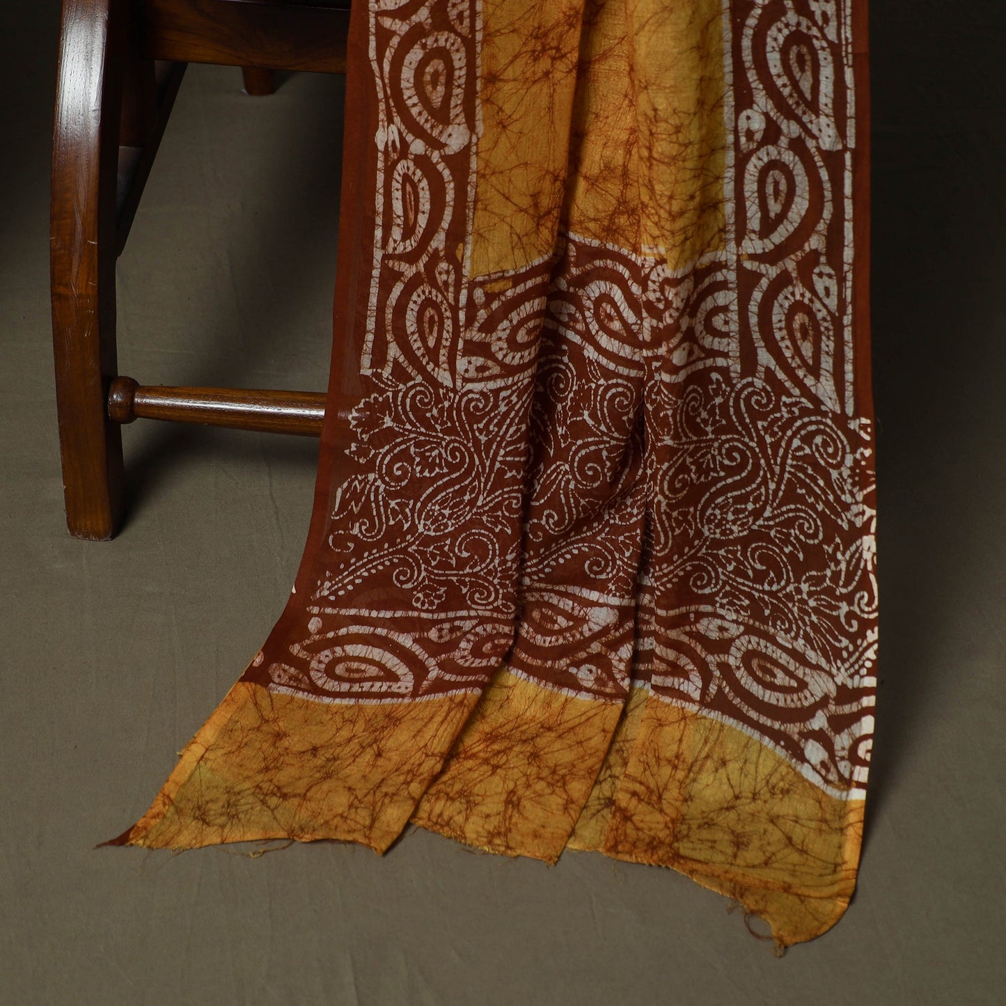 Hand batik cotton 3pc unstitched dress material 29