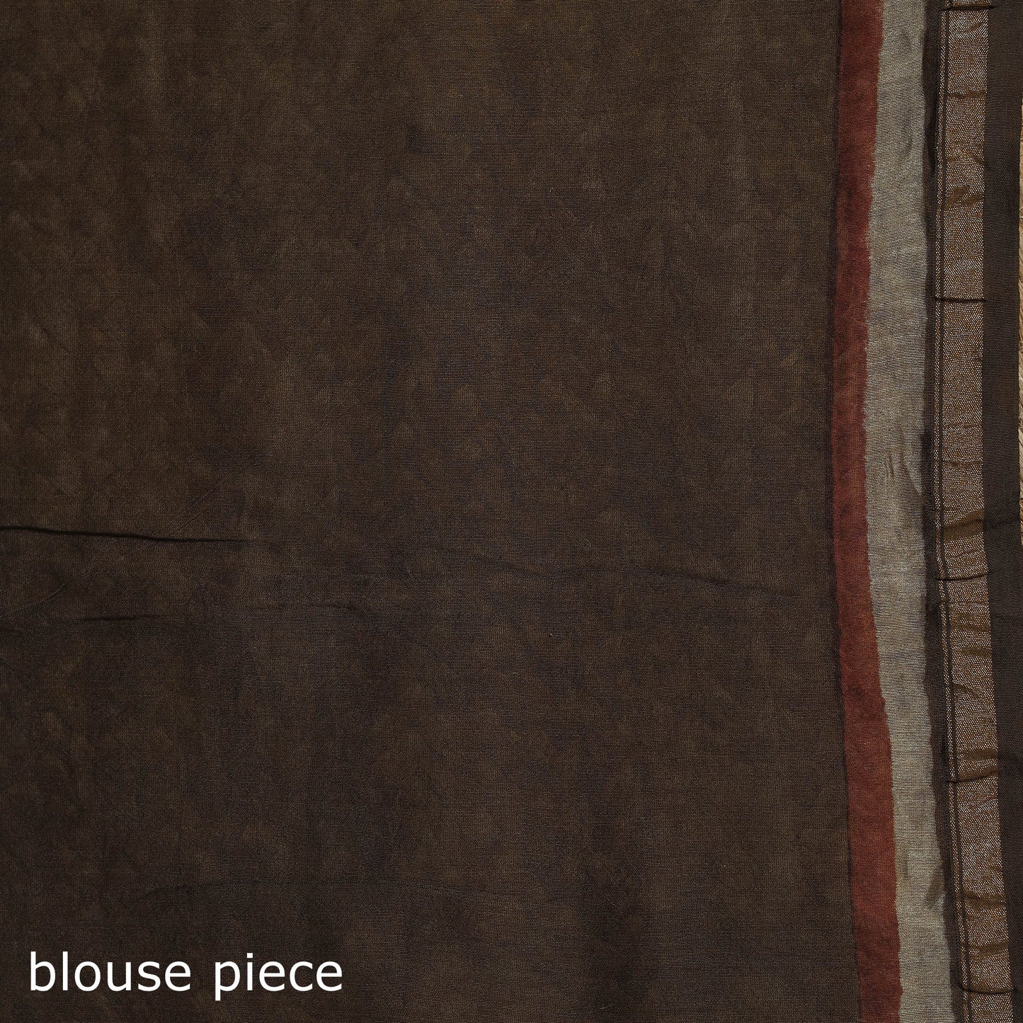 Hand block print natural dyed chanderi silk akola saree 15