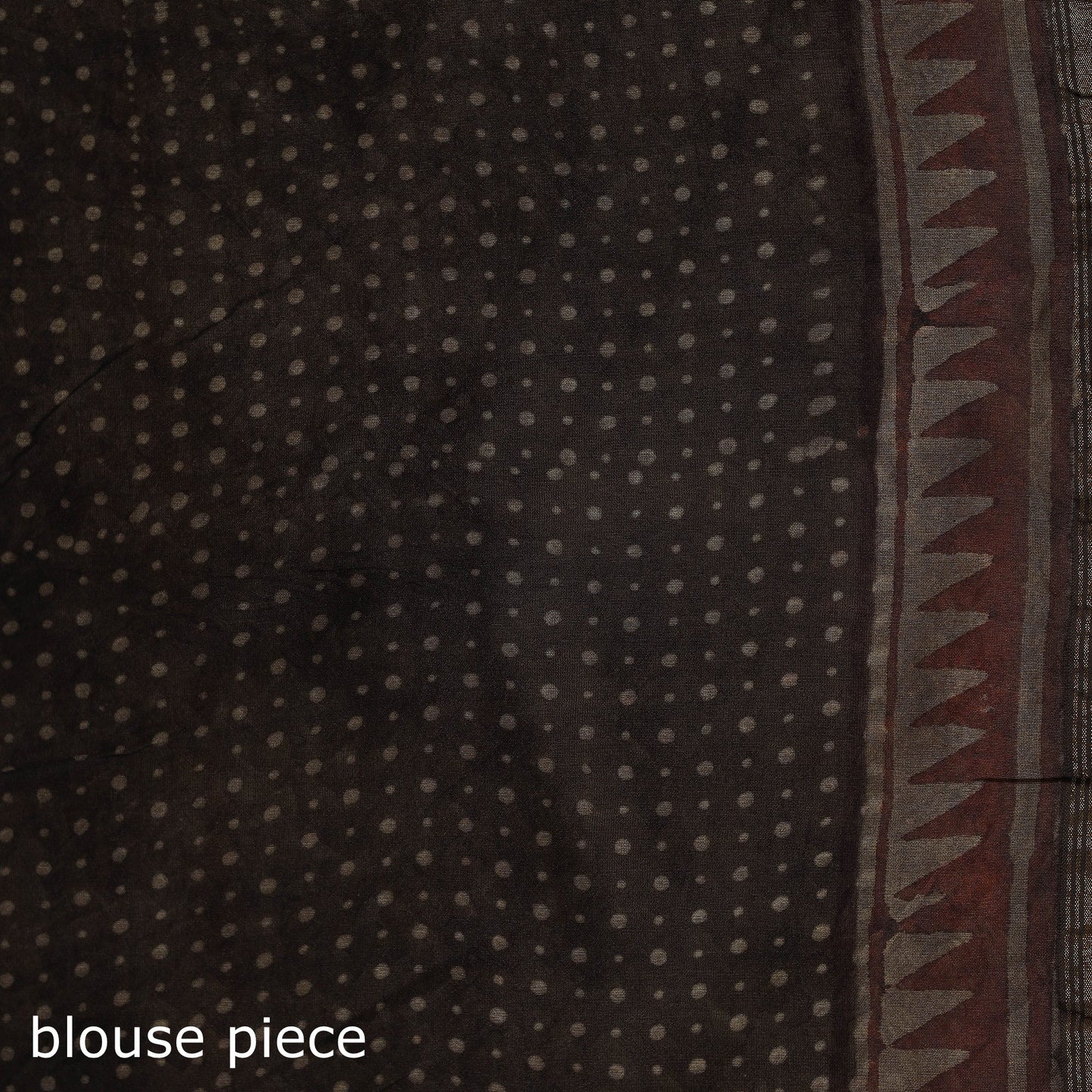 Hand block print natural dyed chanderi silk akola saree 29