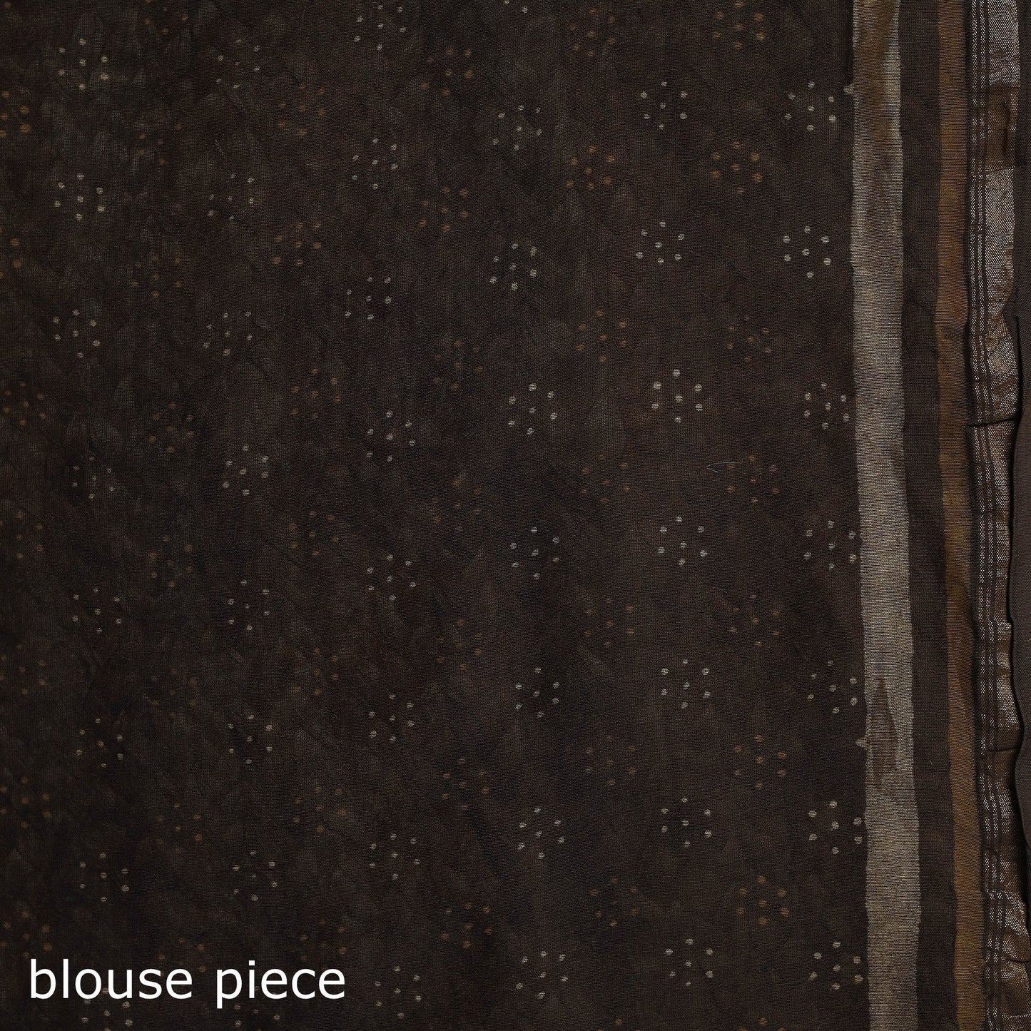 Hand block print natural dyed chanderi silk akola saree 30