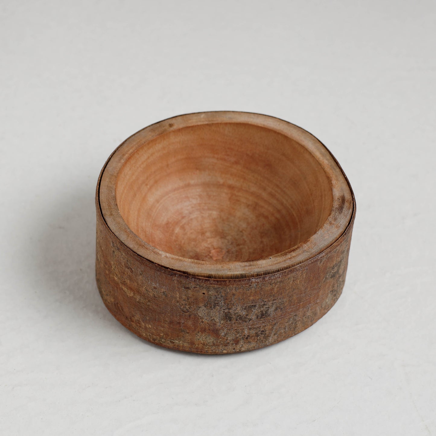 Brown Handcarved Natural Mahogany Wooden Bowl