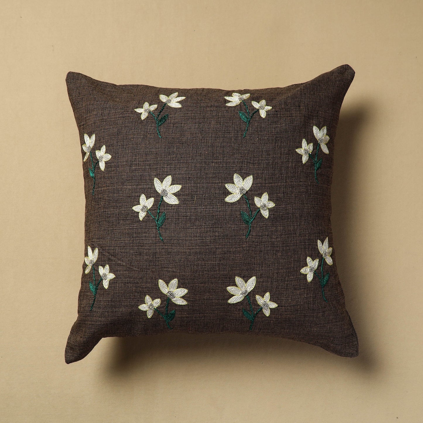 Embroidery Cotton Cushion Cover