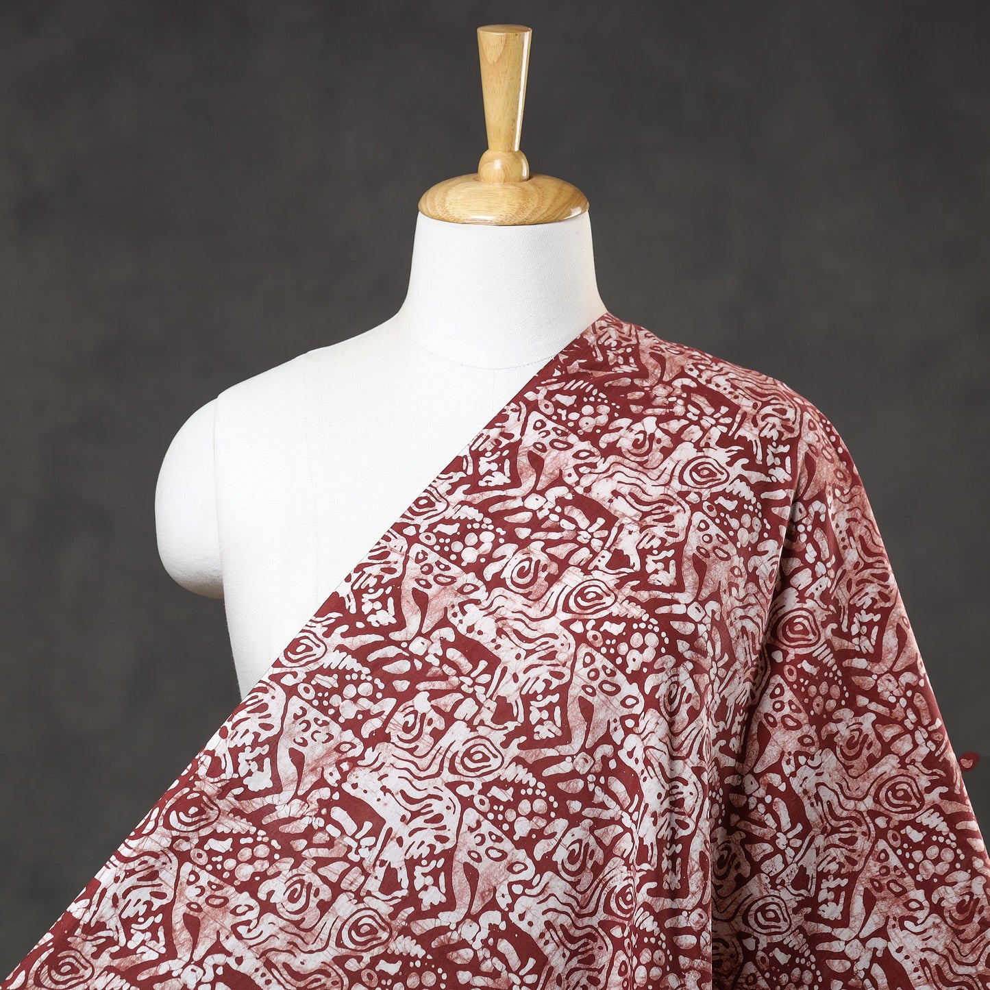 Hand Printed Cotton Batik Fabric