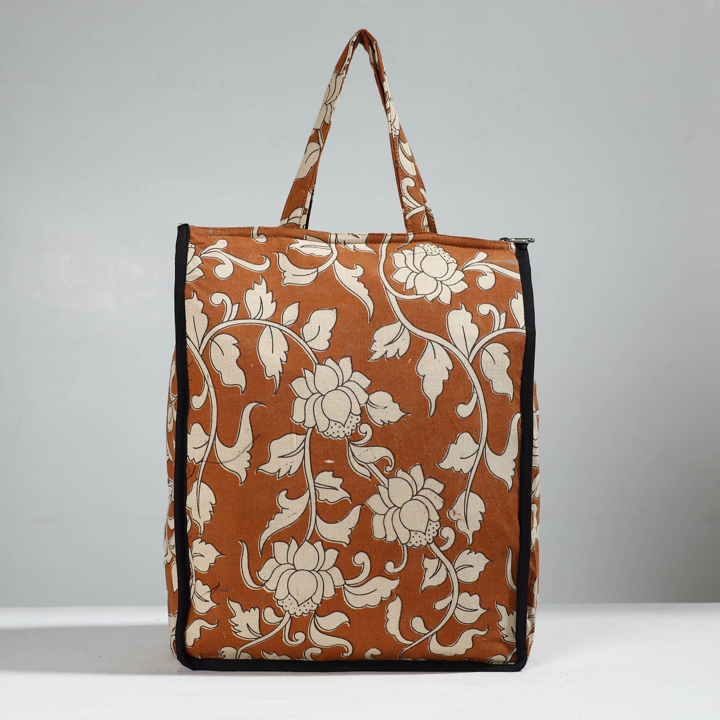 Brown Handcrafted Cotton Shopping Bag 19