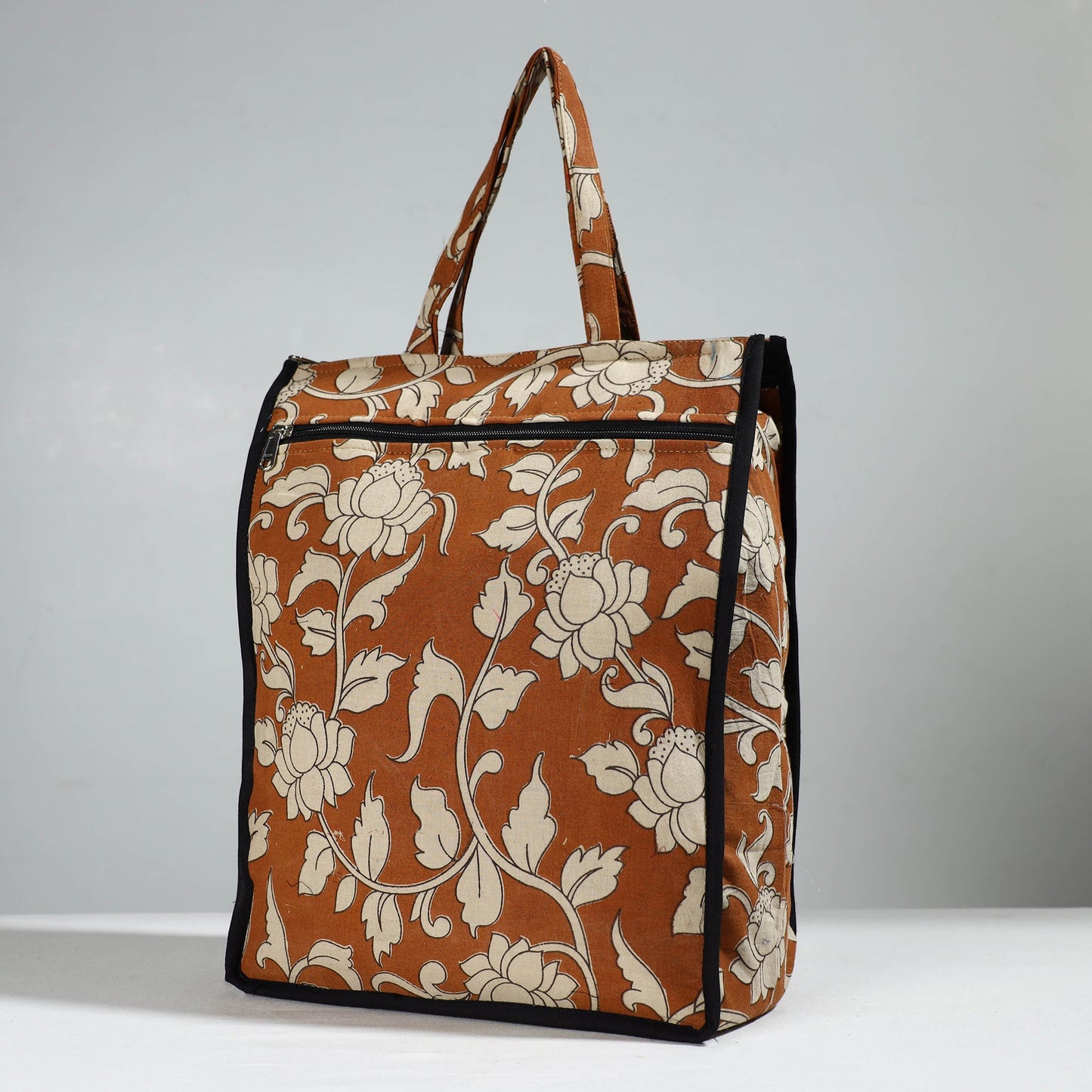 Brown Handcrafted Cotton Shopping Bag 19